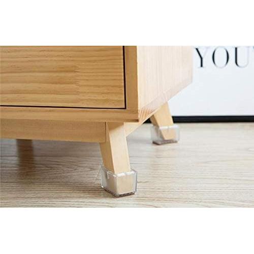 Protectores de Suelo Anwenk para Patas de Silla Rectangulares 16 Piezas