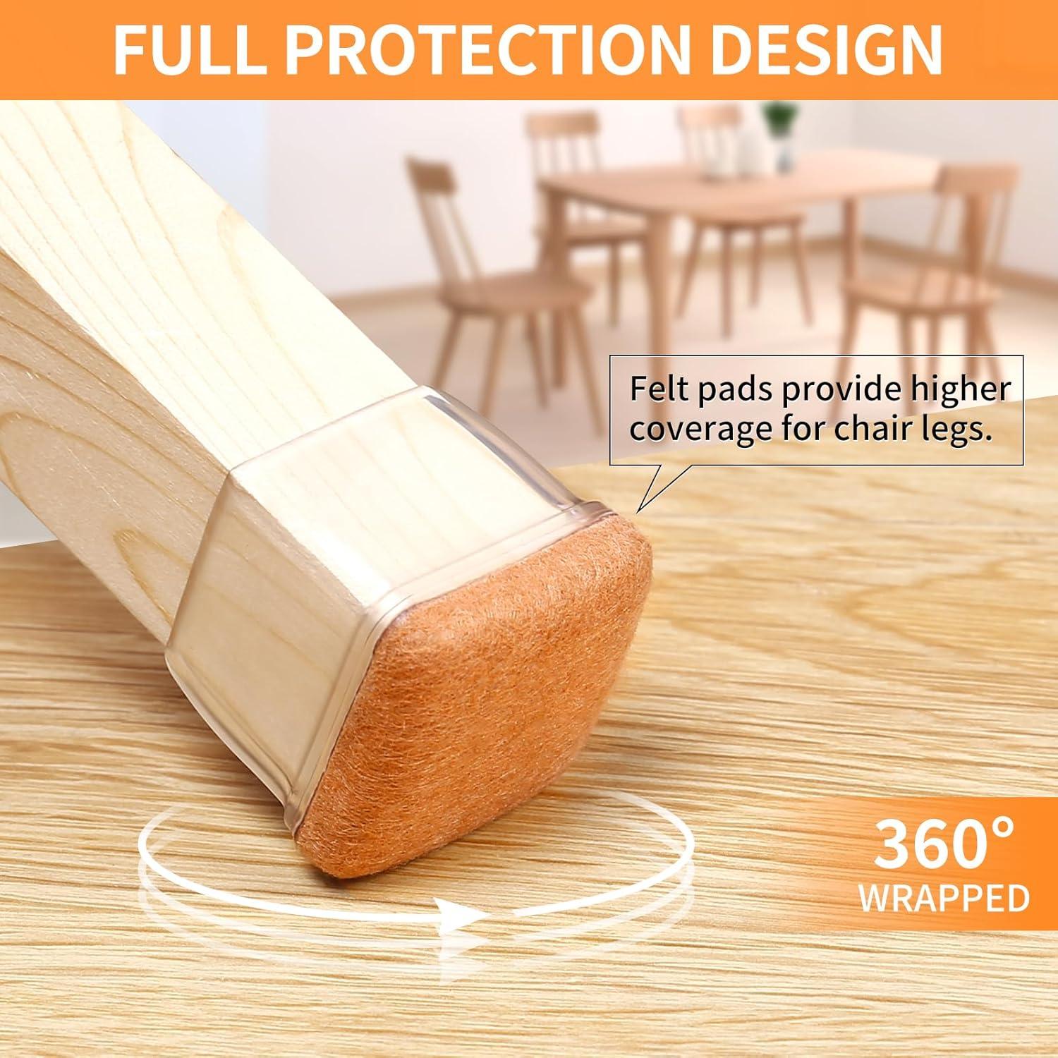 Protectores de Piso de Silicona Ezprotekt 24 Pcs M 19-25mm