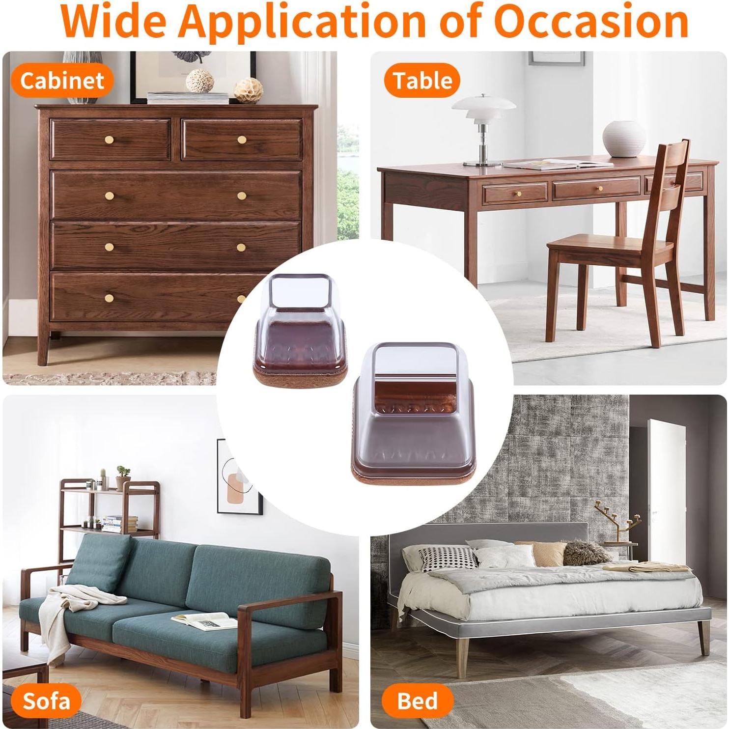 Protectores de Piso de Silicona Ezprotekt 24 Pcs M 19-25mm