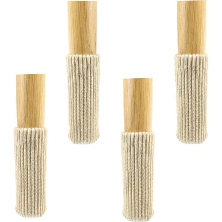 16 Fundas Protectores de Piernas de Muebles Aoozleny Beige