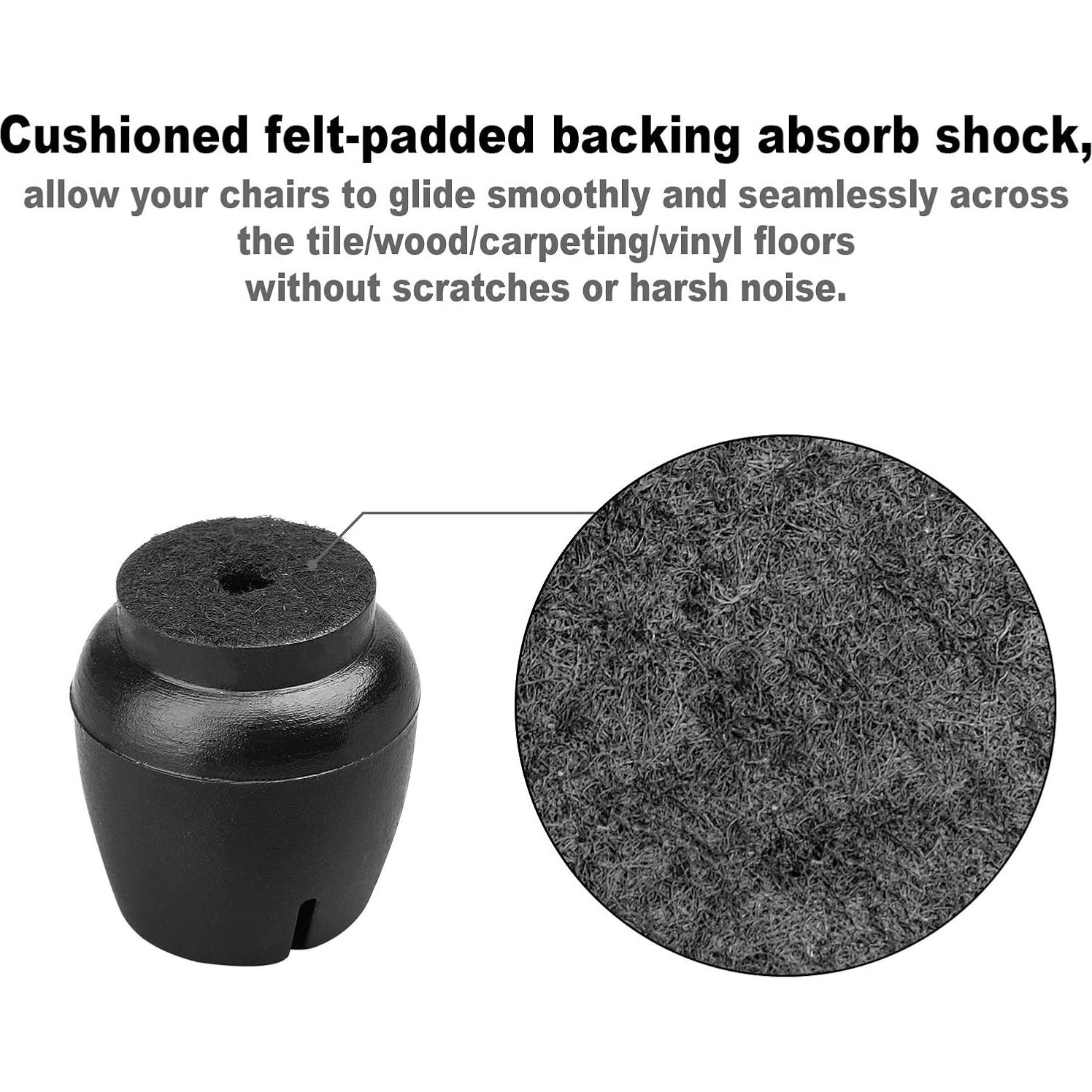 Protectores de Suelo Anwenk para Patas de Sillas Pequeñas 32pcs