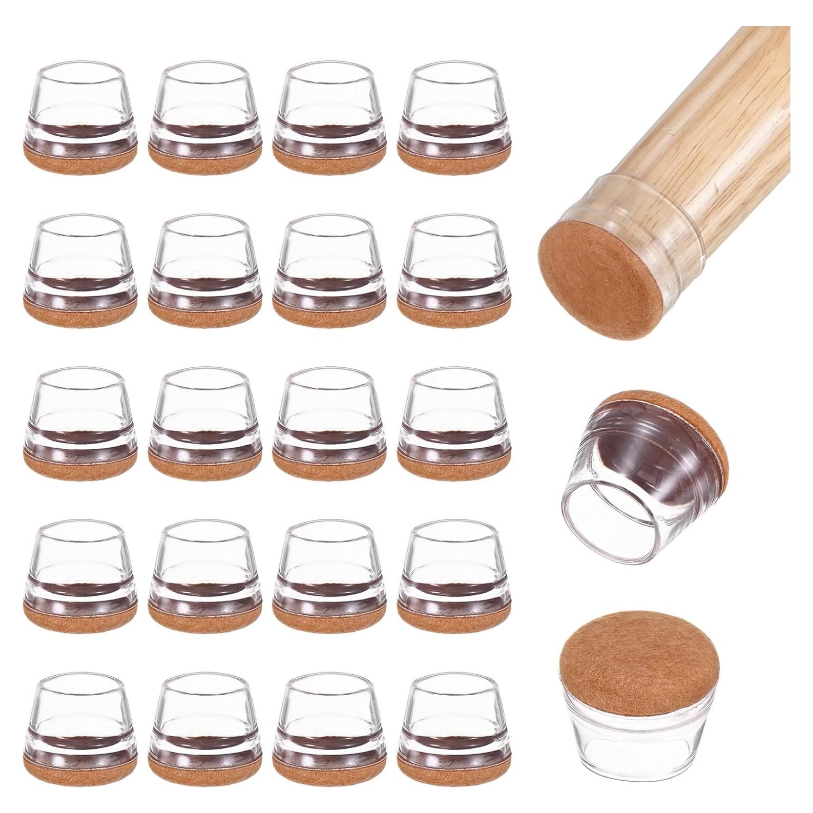 Protectores de Piso para Patas de Sillas M METERXITY 24 Piezas