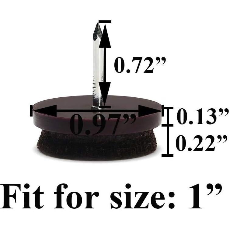 Protector de Muebles FURNIGEAR 24 Almohadillas Fieltro 2.54 cm