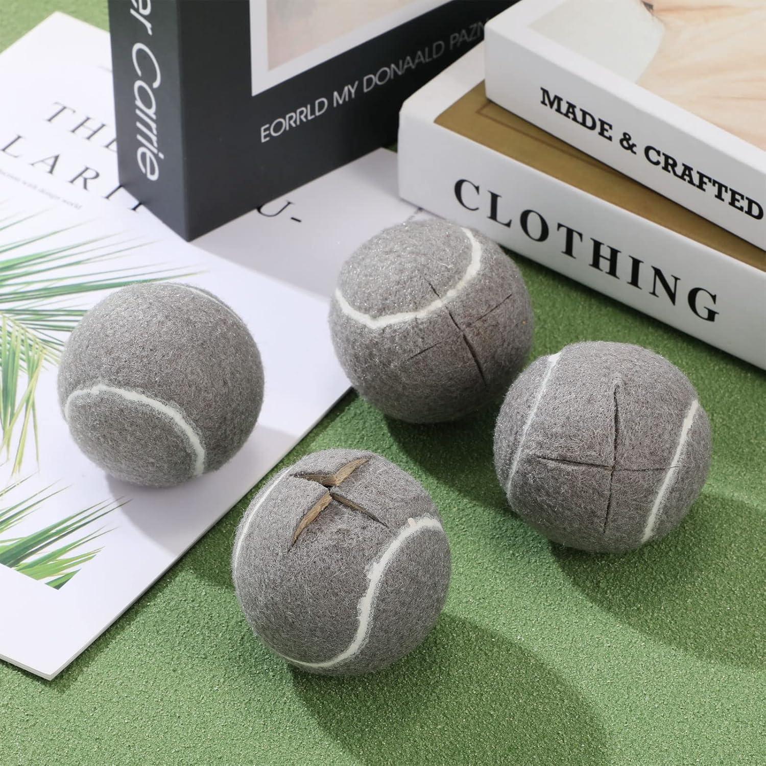 Cubiertas de Pelotas de Tenis Macarrie 16 Piezas 6.4 cm Gris