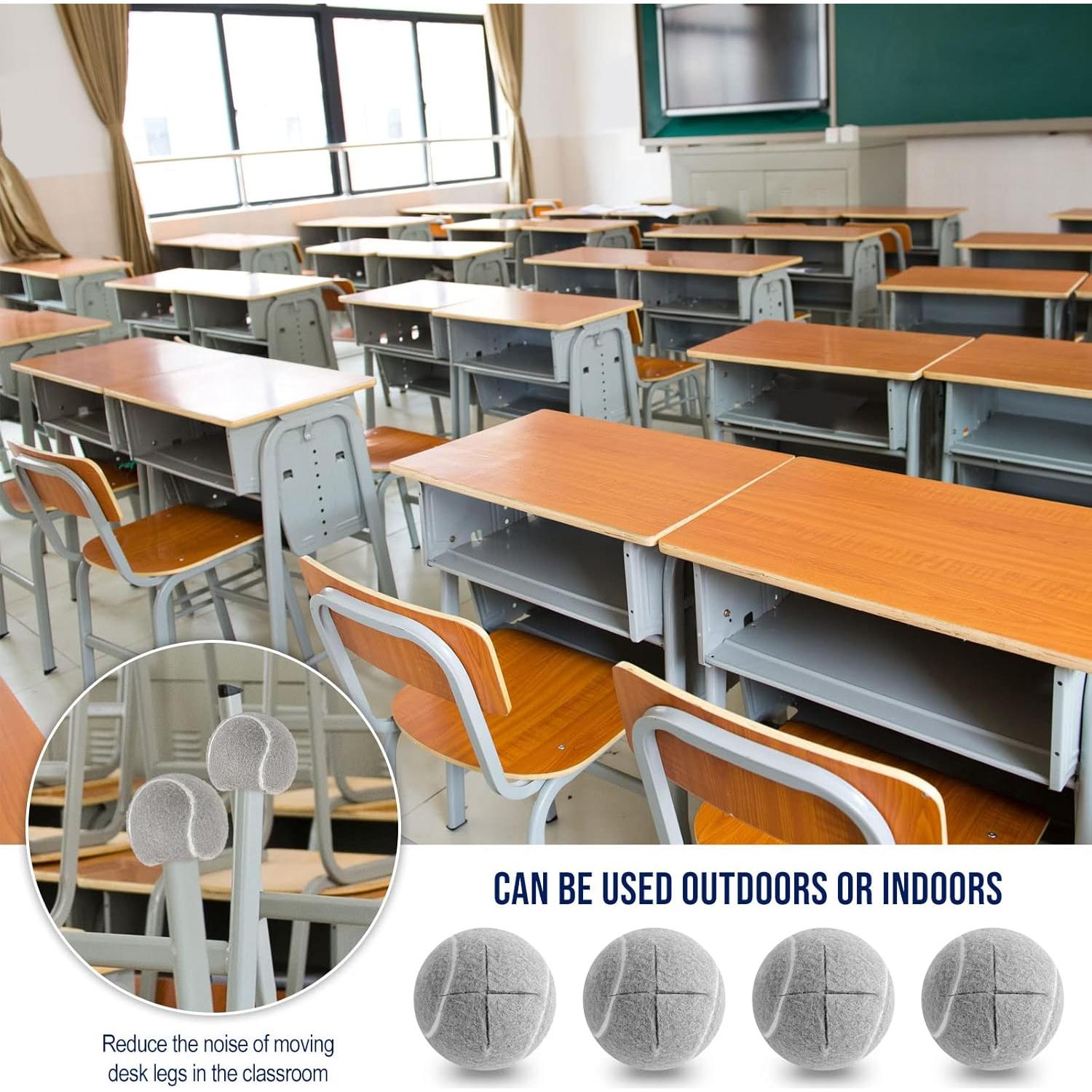 Cubiertas de Pelotas de Tenis Macarrie 16 Piezas 6.4 cm Gris