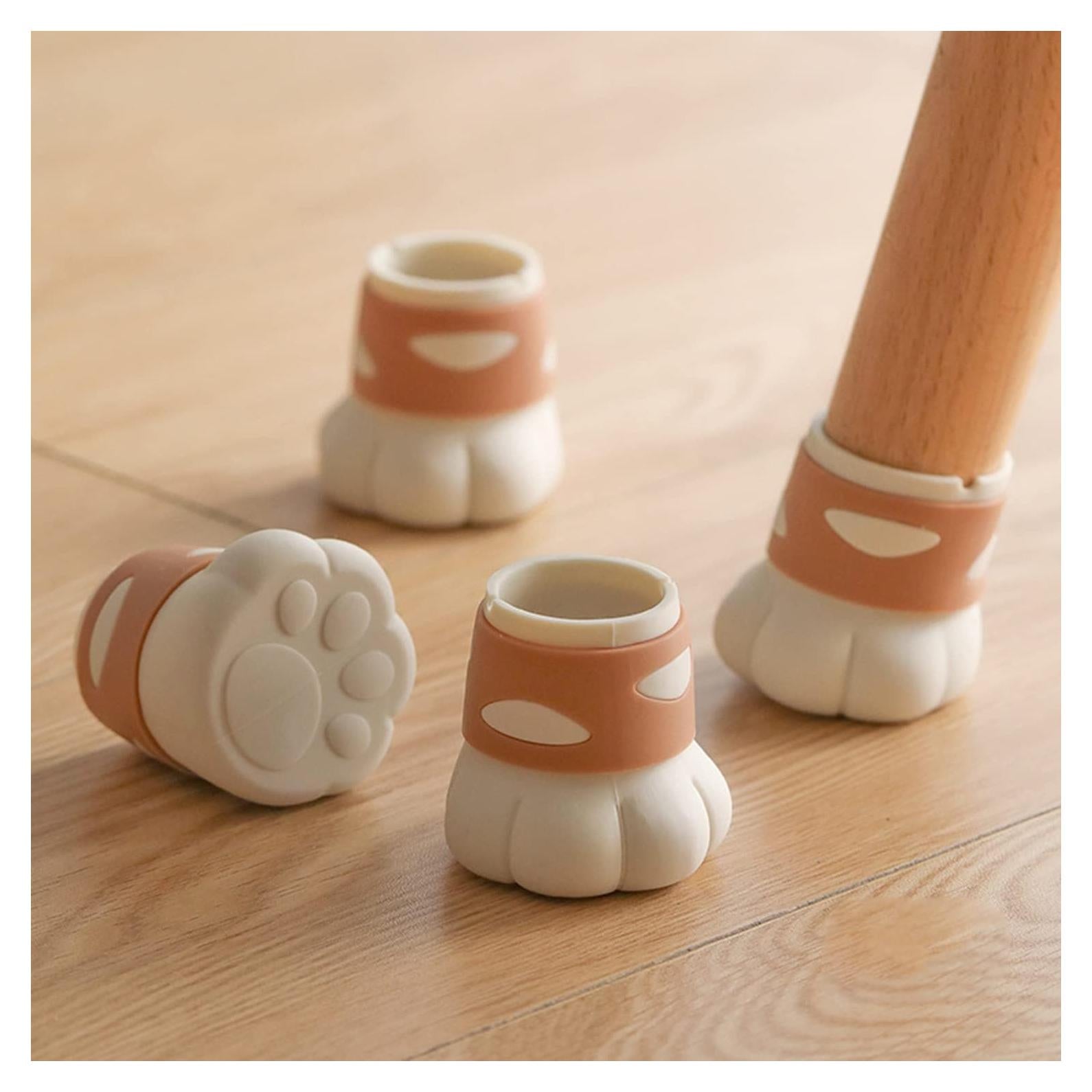 Protectores de patas de silla de silicona HFHungkeong 4PCS