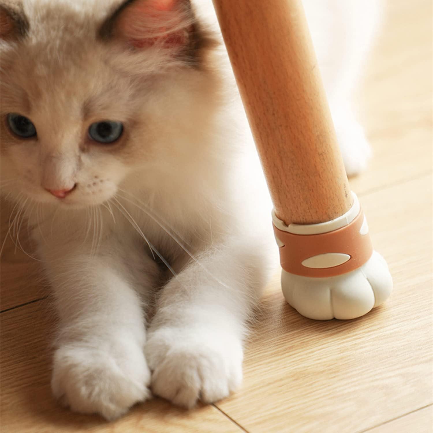 Protectores de patas de silla de silicona HFHungkeong 4PCS