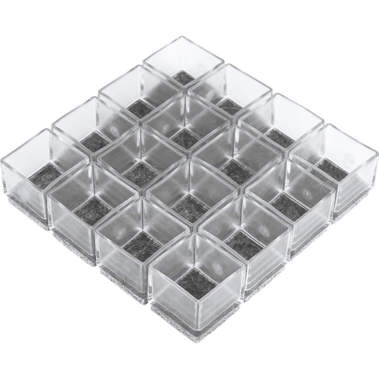 Protectores de Suelo Anwenk para Patas de Sillas Cuadradas 16 Piezas