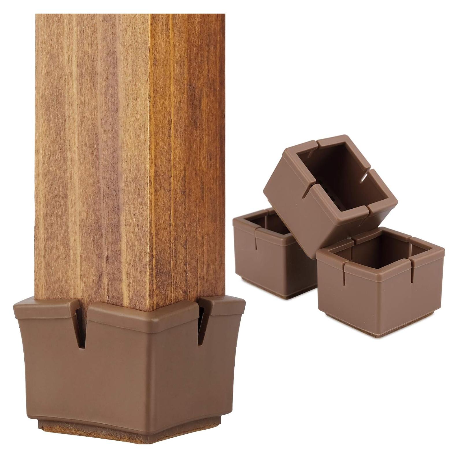 Protectores de Suelo para Patas de Silla Anwenk 36-41mm Fieltro