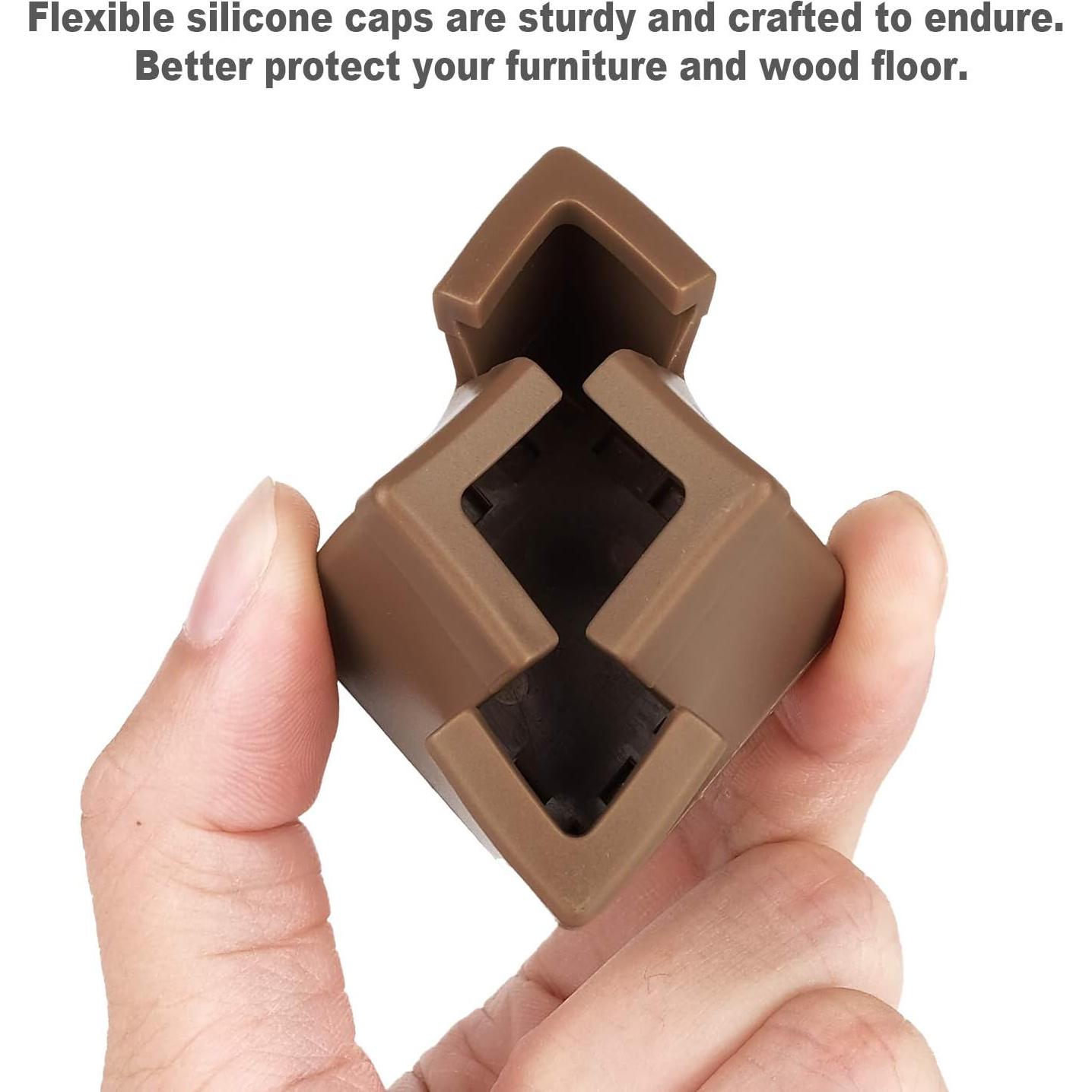 Protectores de Suelo para Patas de Silla Anwenk 36-41mm Fieltro