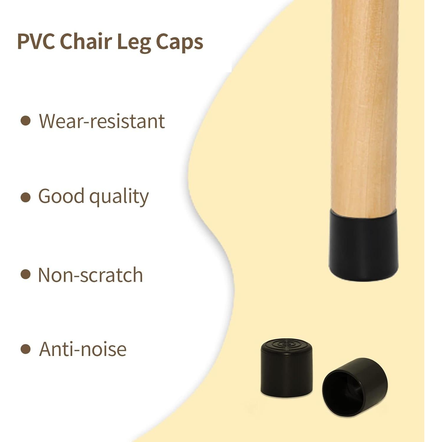 Tapas Protectores de Piso Flyshop 42mm para Patas de Sillas 16PCS