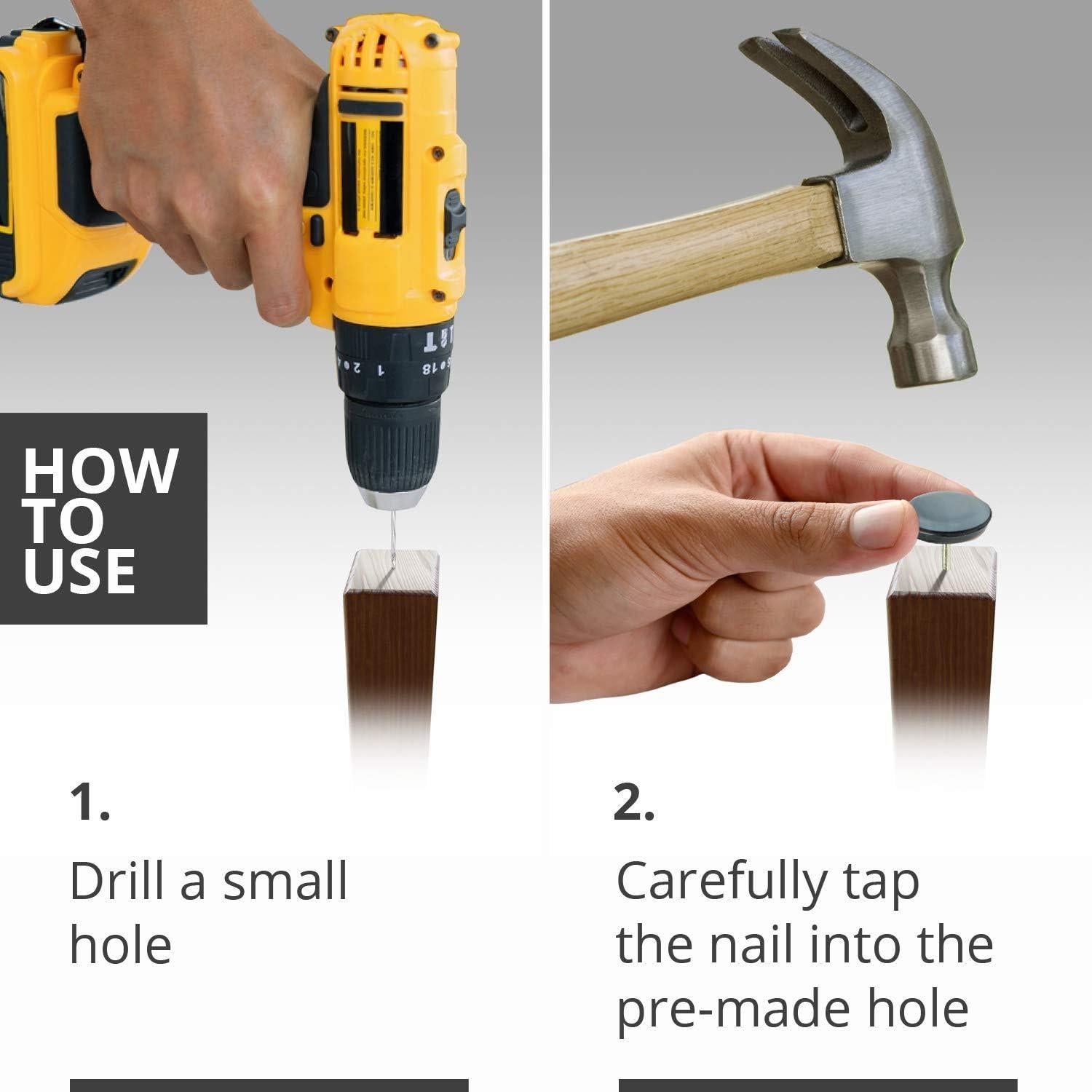 Deslizadores de Silla X-PROTECTOR 40 pcs 1.9 cm Gris Premium