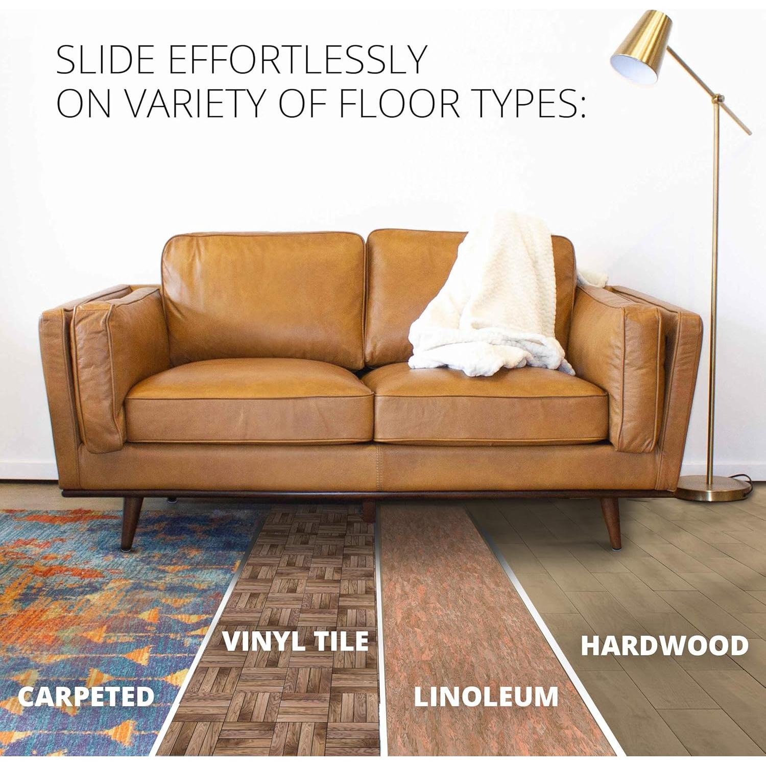 Deslizadores de Silla X-PROTECTOR 40 pcs 1.9 cm Gris Premium