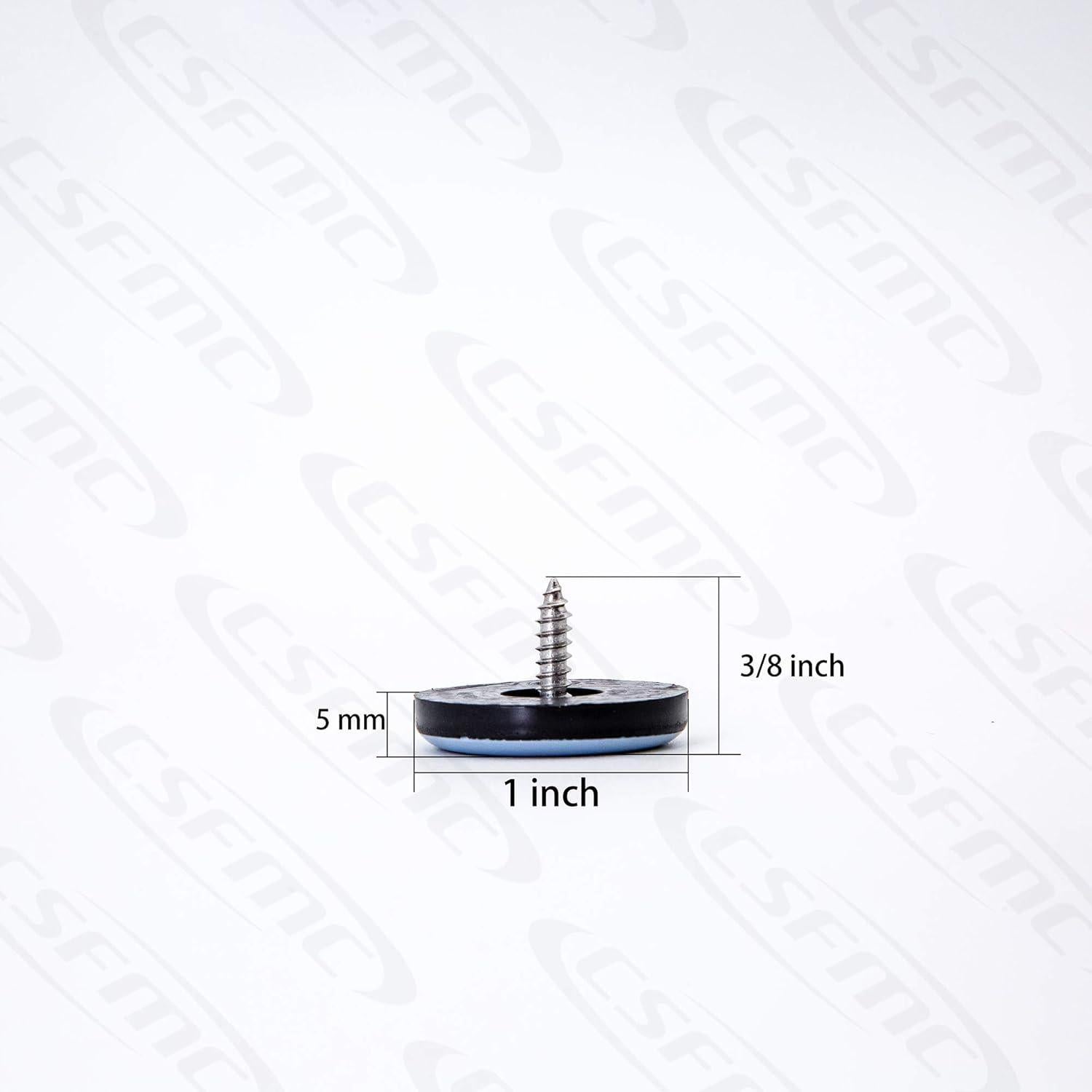Almohadillas deslizantes CSFMC para muebles - Paquete de 20 (25 mm)