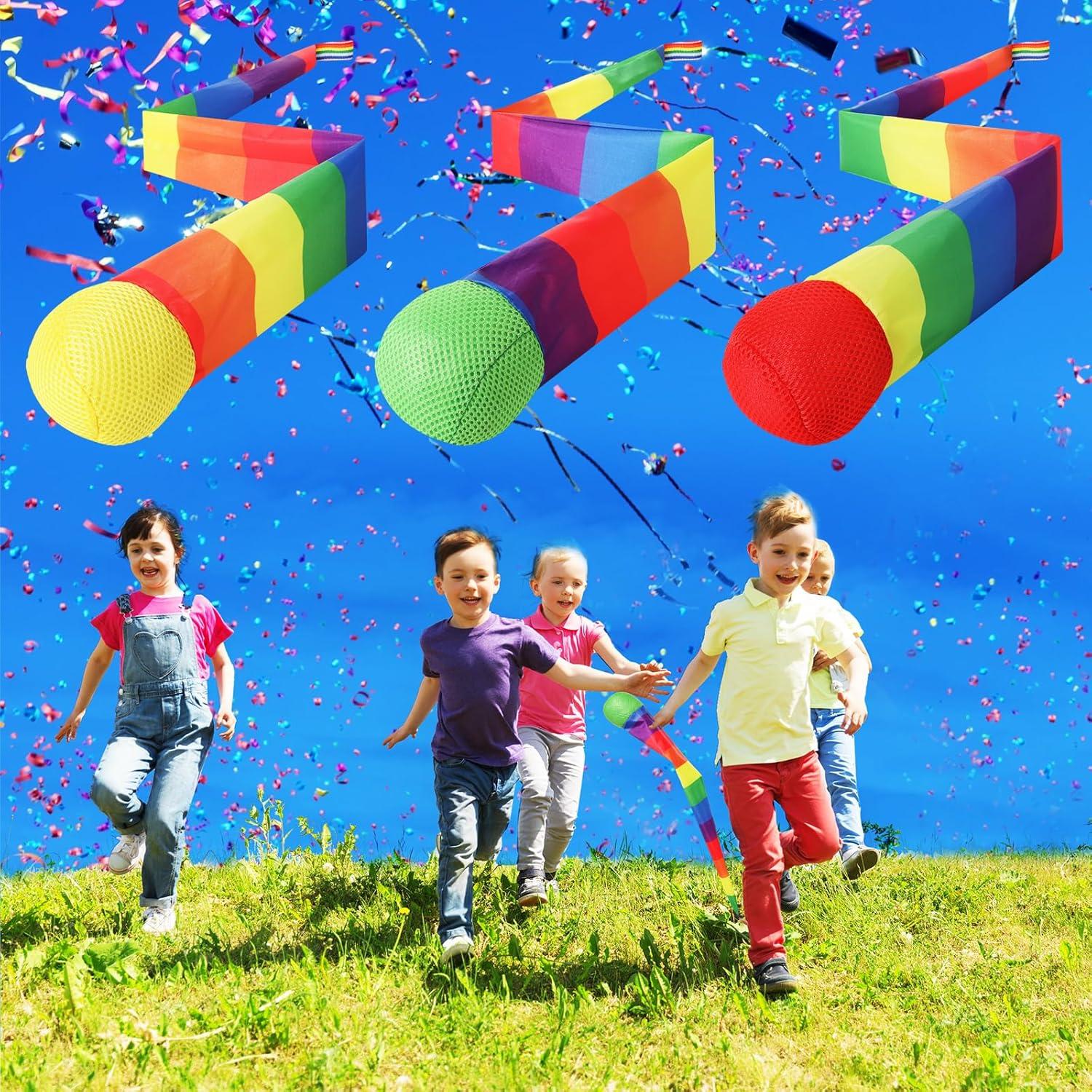 Pelotas de Lanzar y Atrapar Leyndo 8 Pcs 65 cm Coloridas