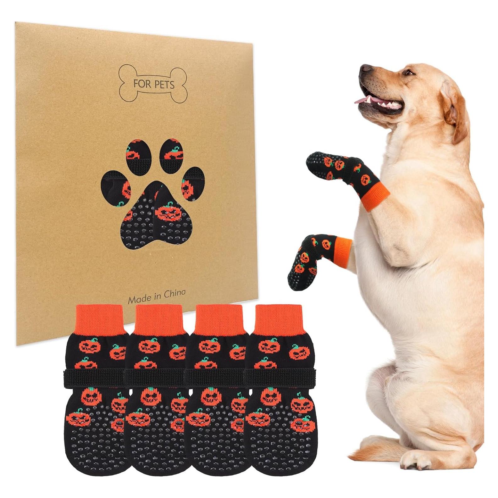 Calcetines Antideslizantes para Perros BEAUTYZOO - 4 Pzas