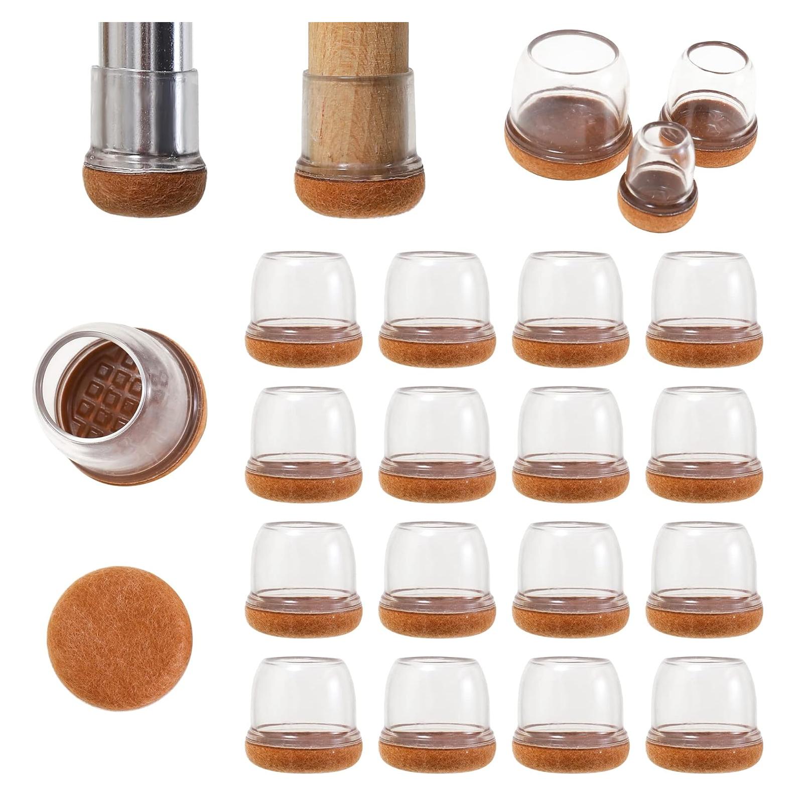 Protectores de Suelo para Patas de Silla Kotiorname 16 Piezas 14-18mm