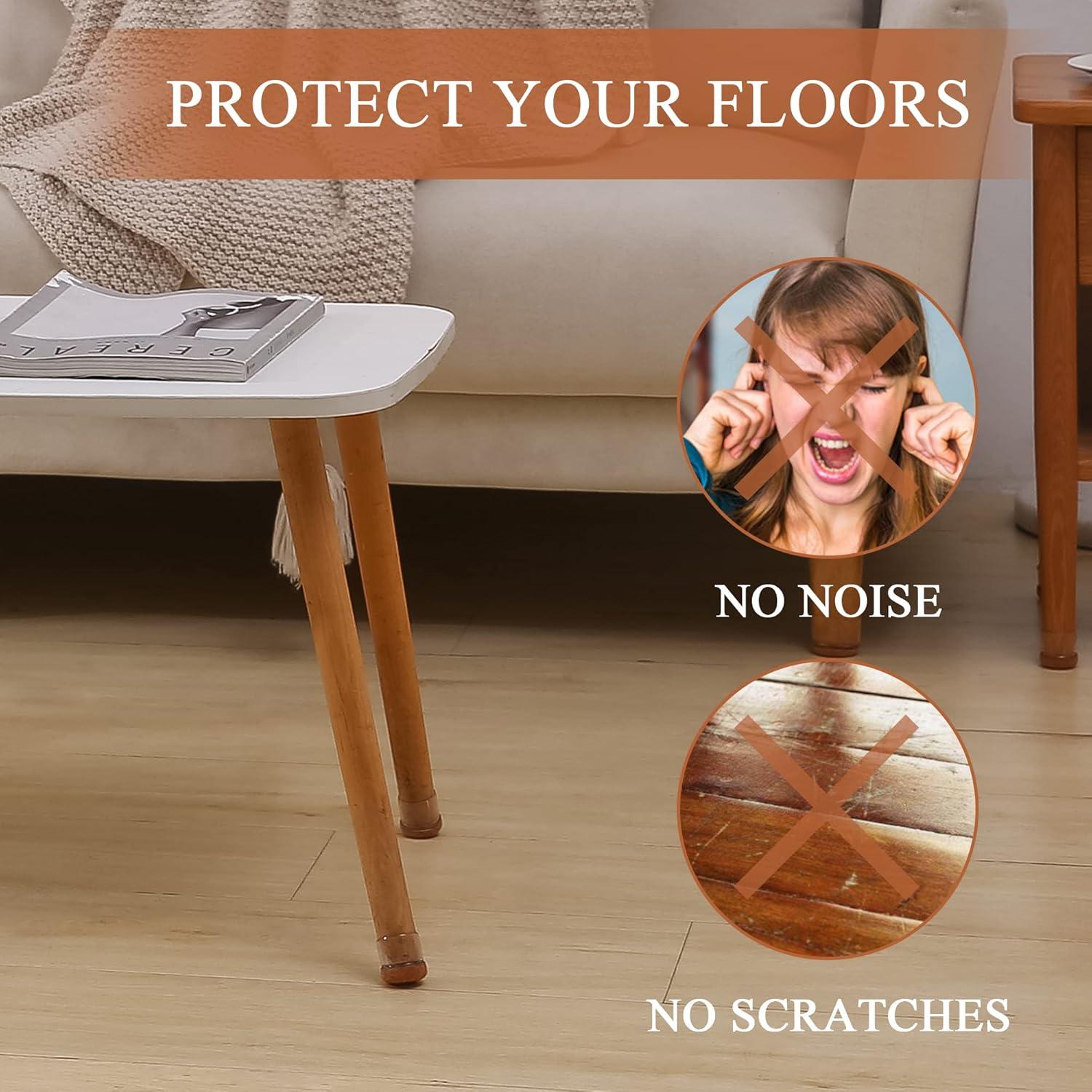 Protectores de Suelo para Patas de Silla Kotiorname 16 Piezas 14-18mm