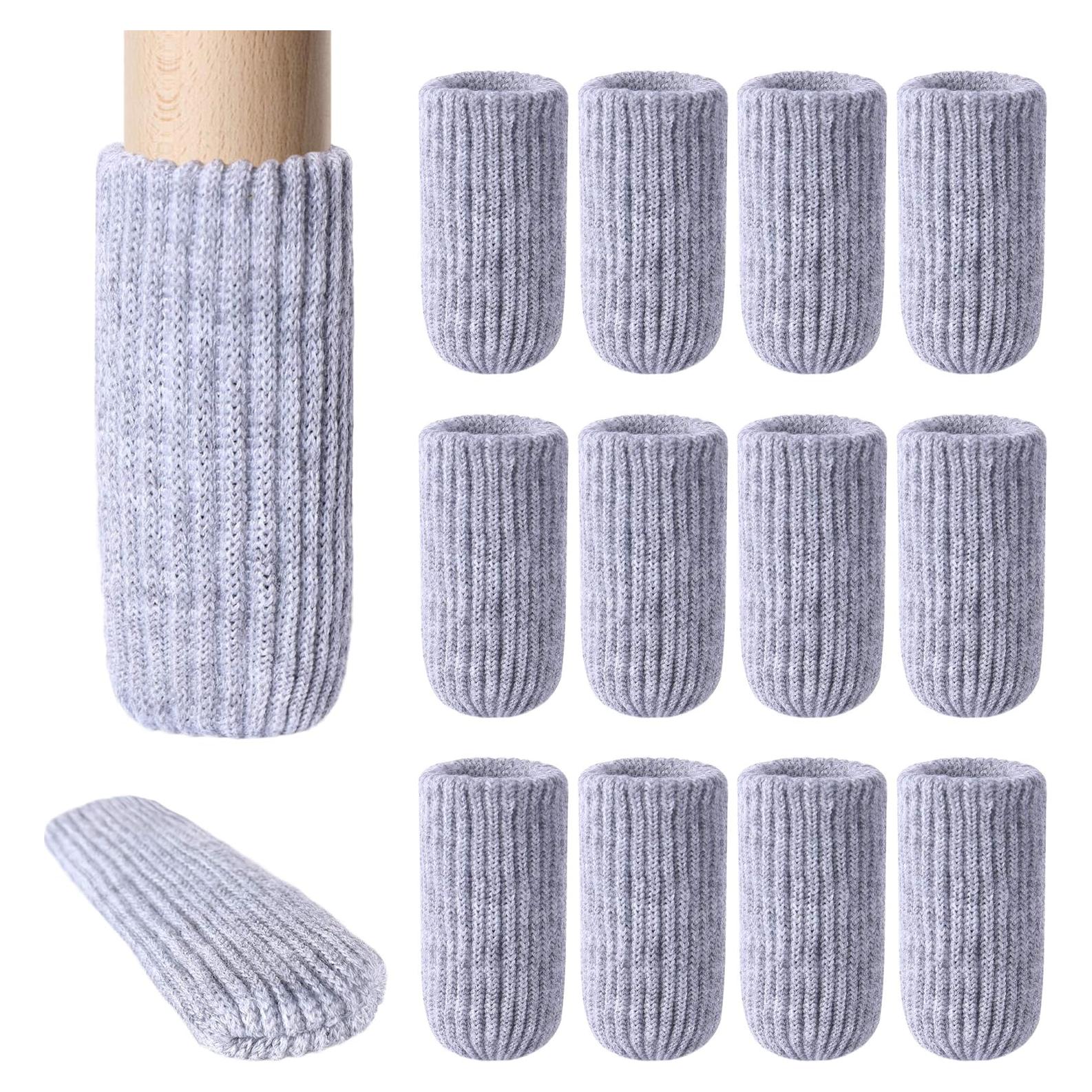 32 Fundas Grises para Patas de Muebles - Protectores de Piso