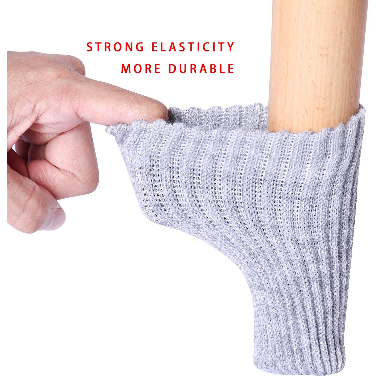 32 Fundas Grises para Patas de Muebles - Protectores de Piso