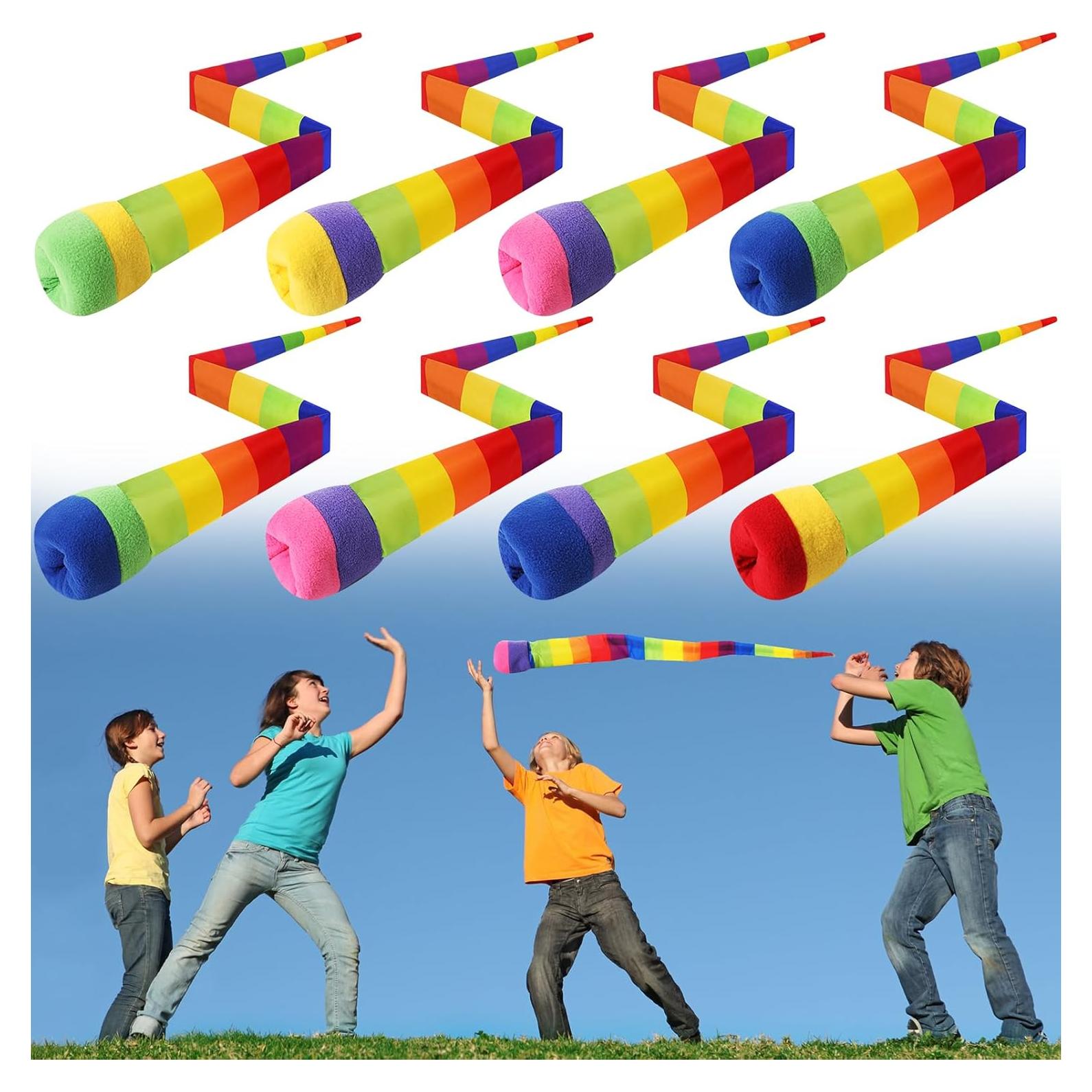 Pelotas de Lanzar y Atrapar Leyndo 8 Pcs Coloridas 65 cm