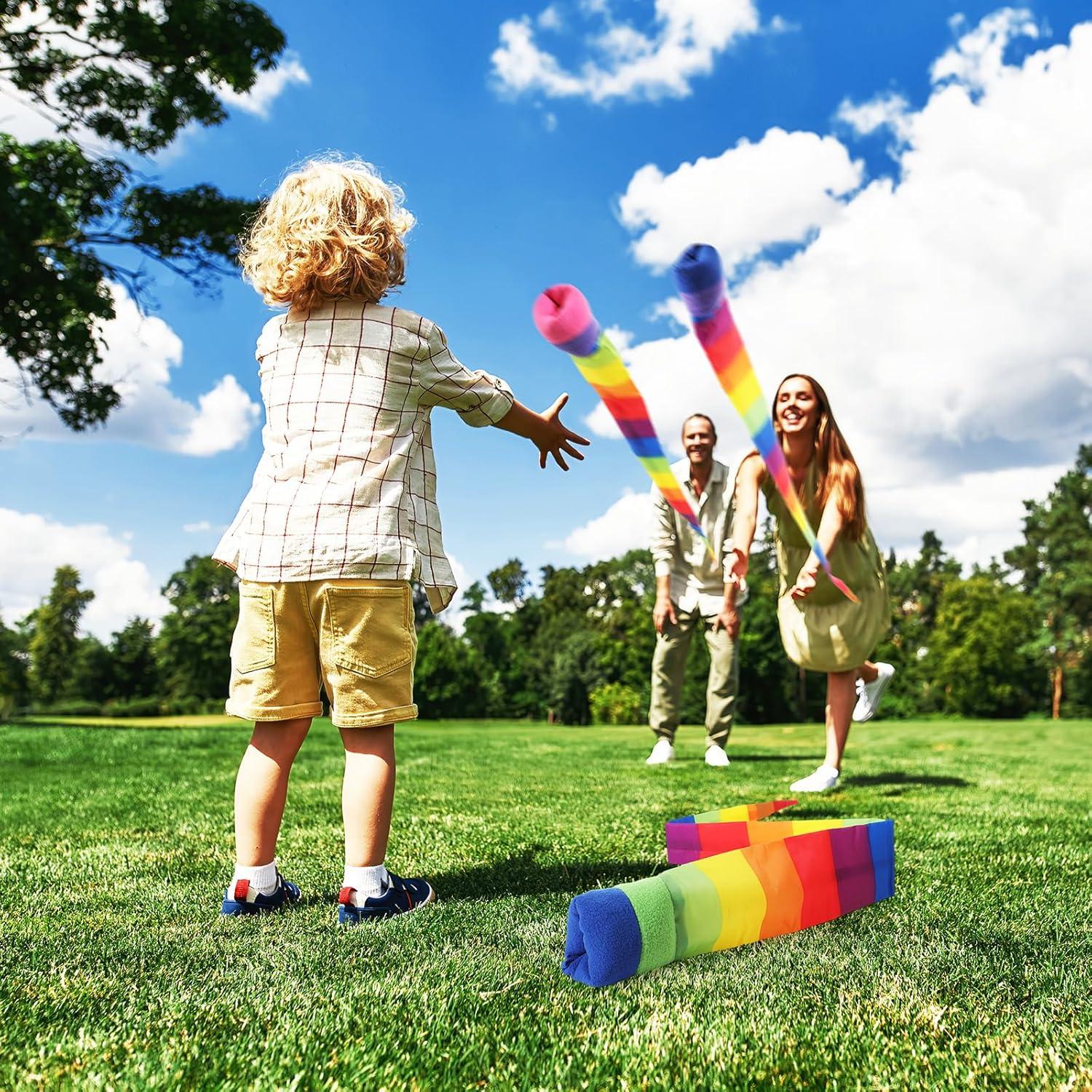 Pelotas de Lanzar y Atrapar Leyndo 8 Pcs Coloridas 65 cm