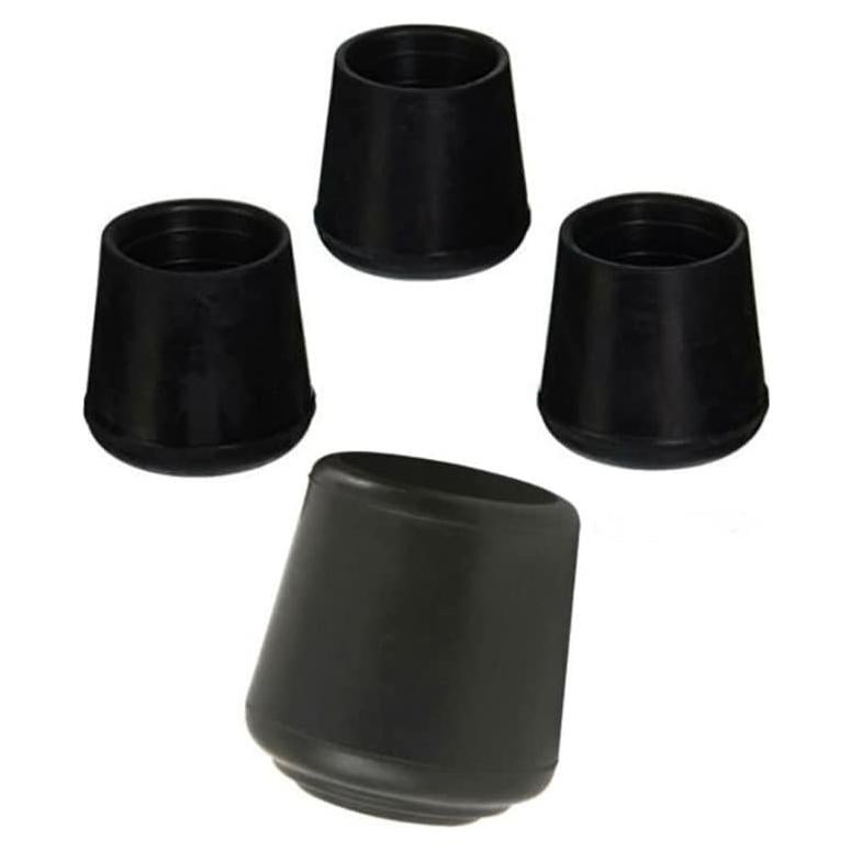 Tapas de Pierna de Goma AKOAK 4 Piezas 32 mm Negro