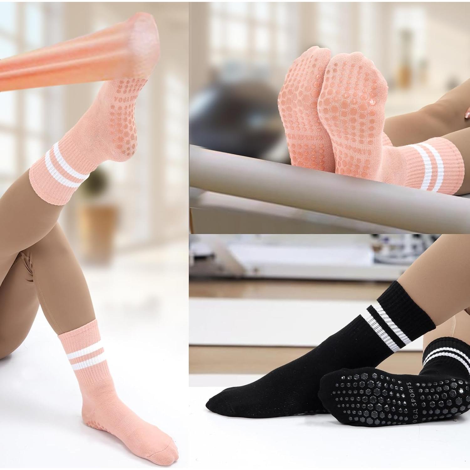 Calcetines Antideslizantes para Mujeres Gstuoer 4-Pack