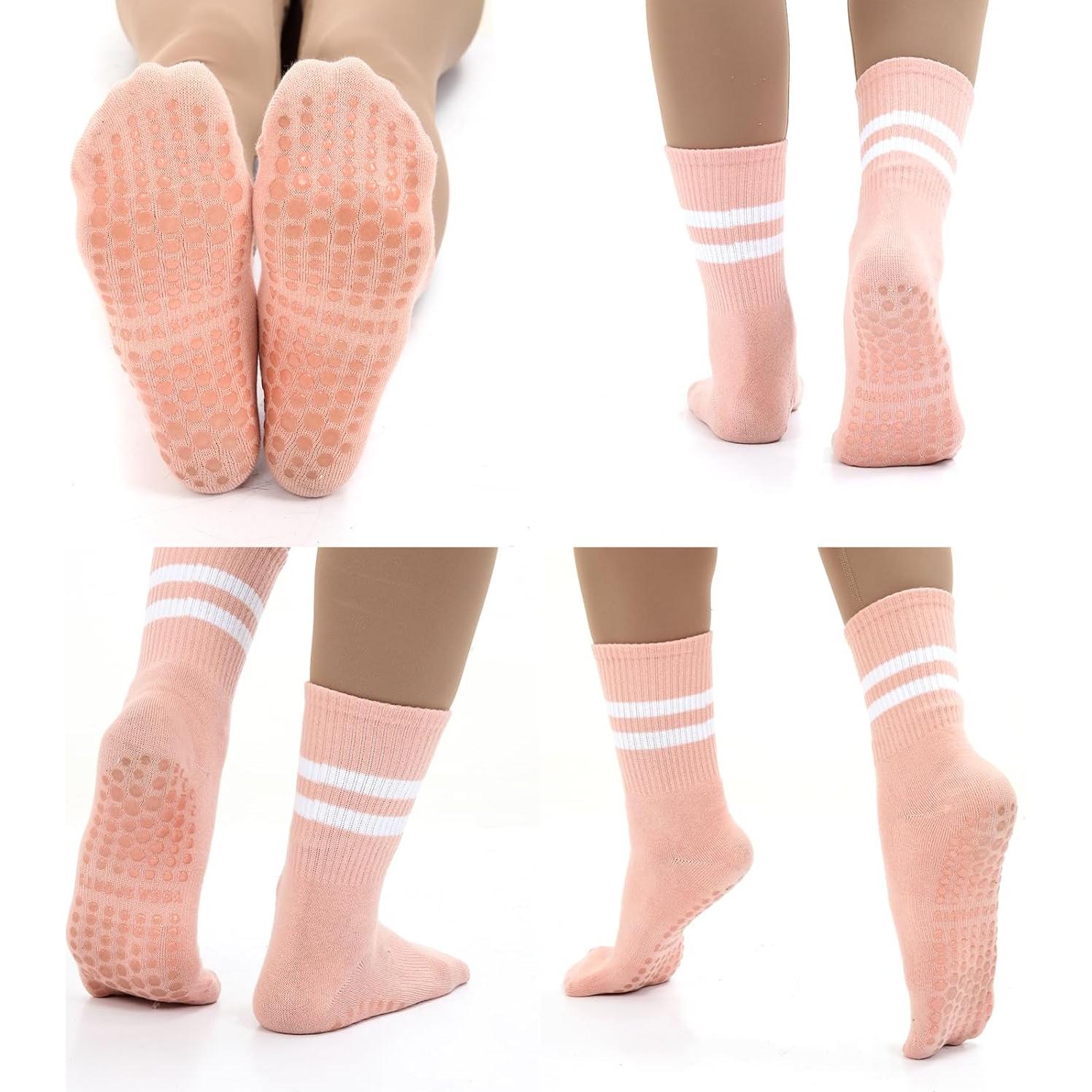 Calcetines Antideslizantes para Mujeres Gstuoer 4-Pack