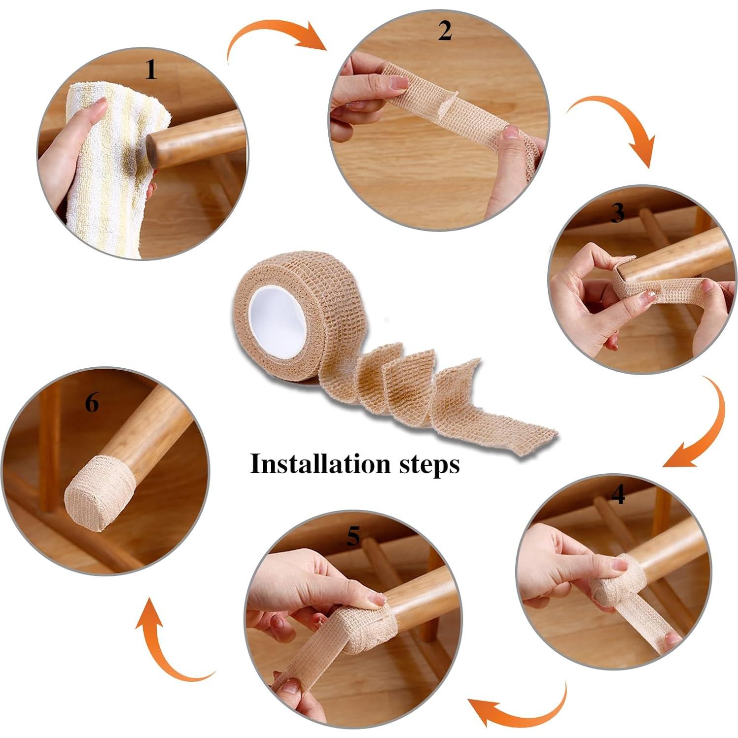 Protectores de Suelo Incauca 10 Rollos Autoadhesivos 2.5cm x 4.5m