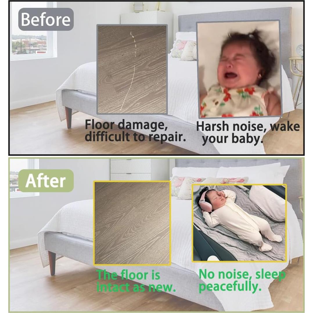 24 Protectores de Suelo para Patas de Silla iMoloovi - Almohadillas de Fieltro