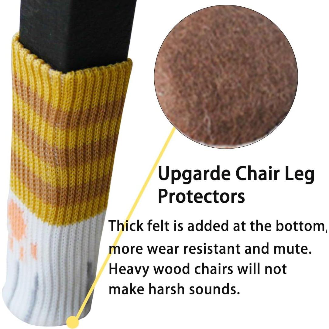 24 Protectores de Suelo para Patas de Silla iMoloovi - Almohadillas de Fieltro