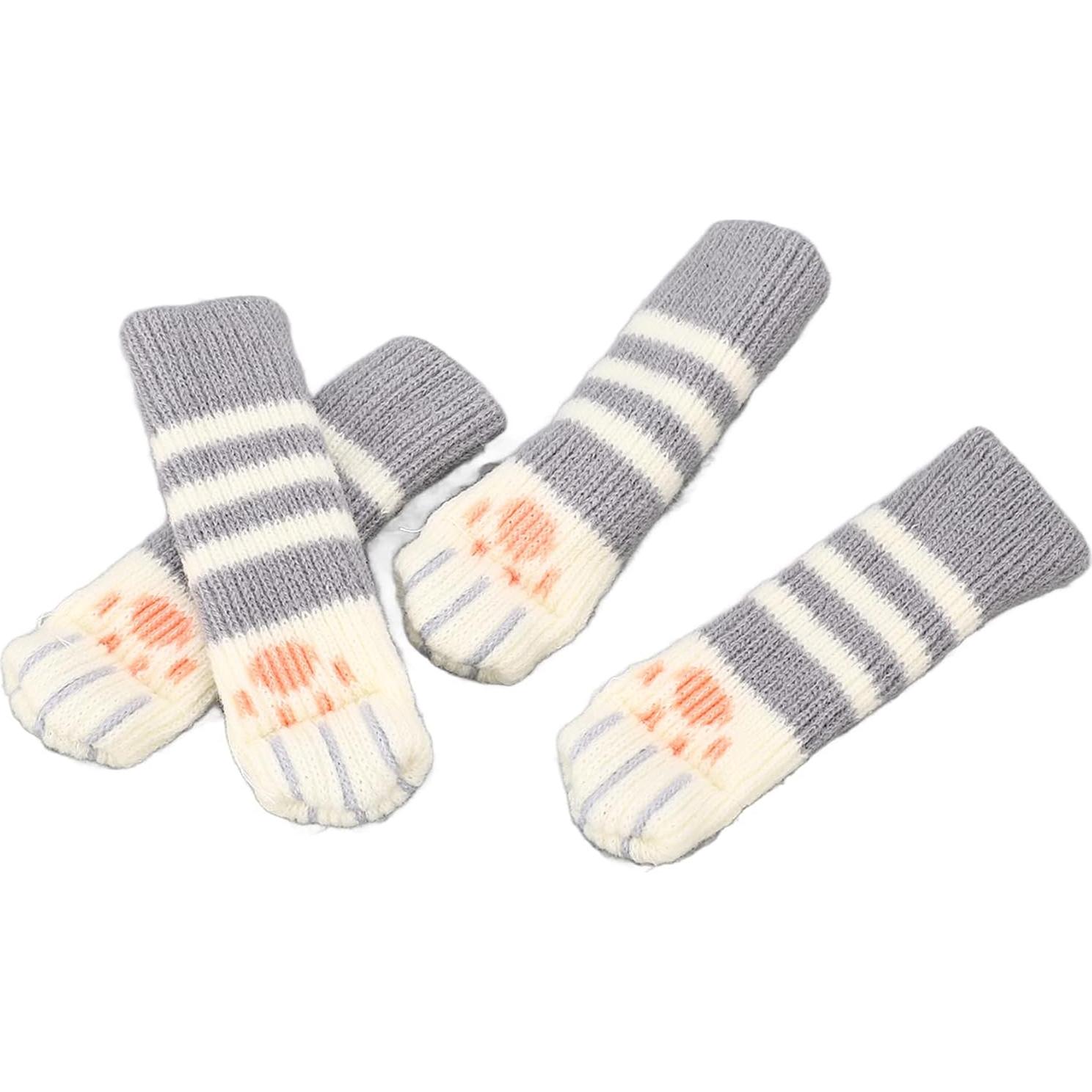 20 Calcetines Protectores para Patas de Muebles - Gris Oscuro