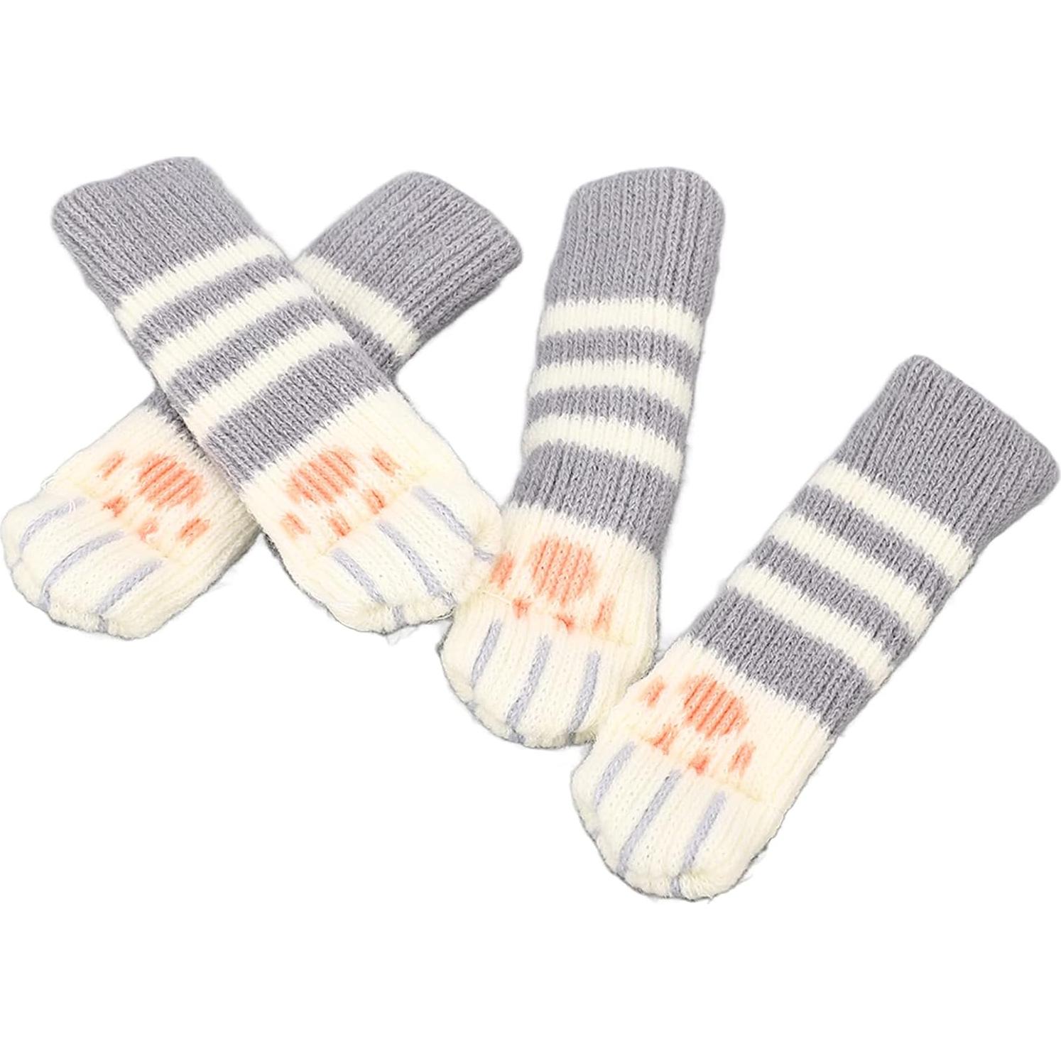 20 Calcetines Protectores para Patas de Muebles - Gris Oscuro