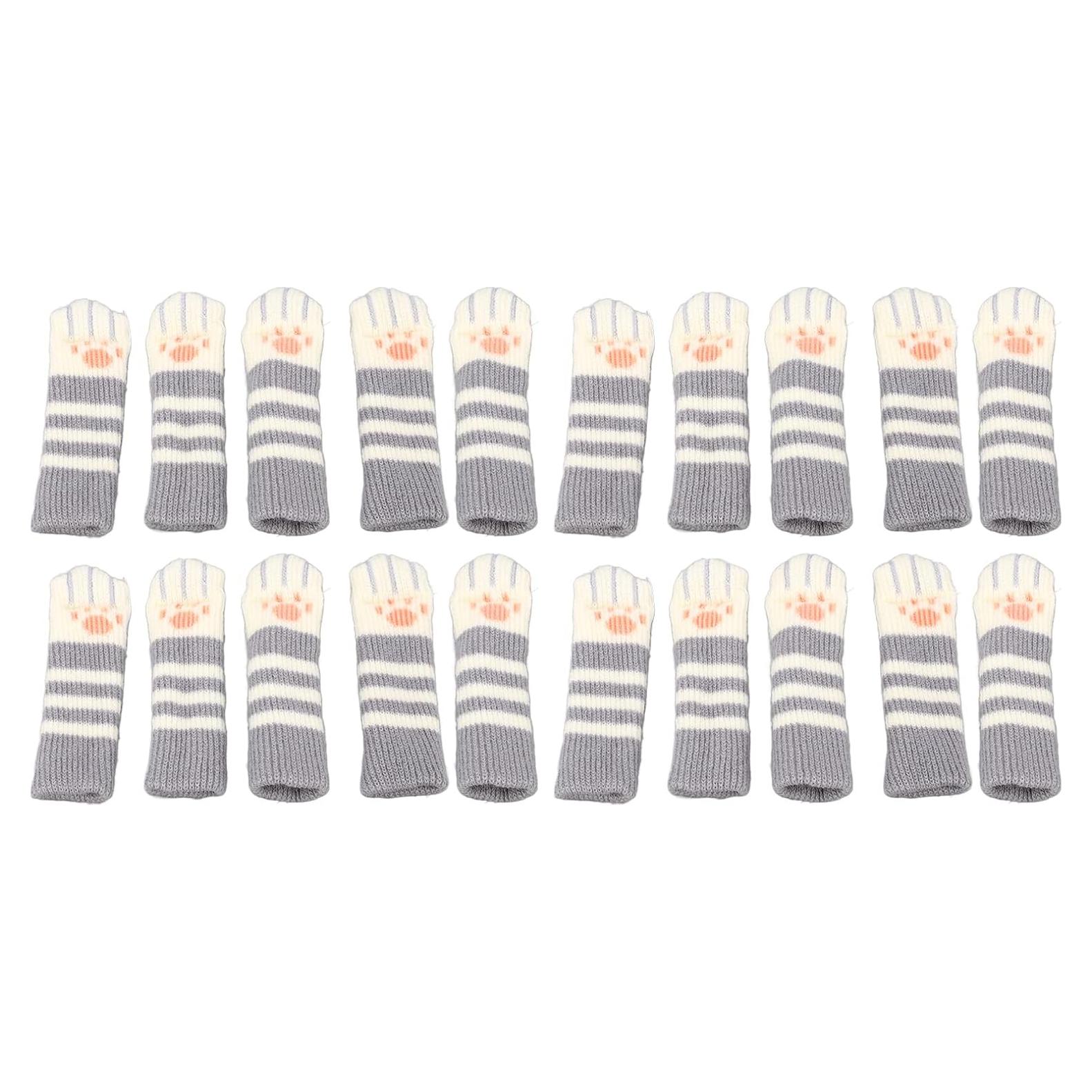 Cubiertas para patas de muebles plplaaoo - 20 piezas gris oscuro