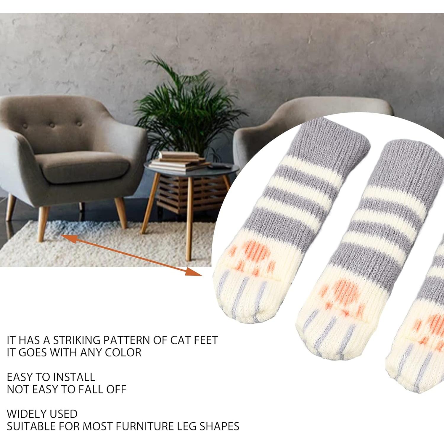 Cubiertas para patas de muebles plplaaoo - 20 piezas gris oscuro