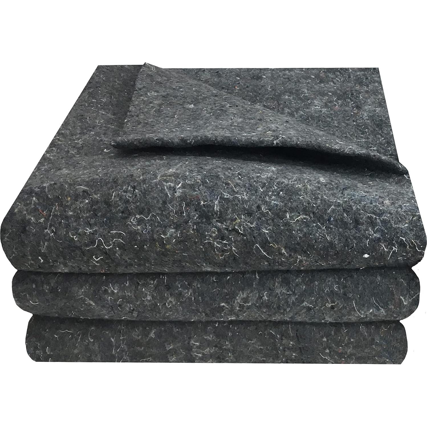 Mantas de Mudanza Uboxes 3 Piezas 183x137 cm Algodón Gris