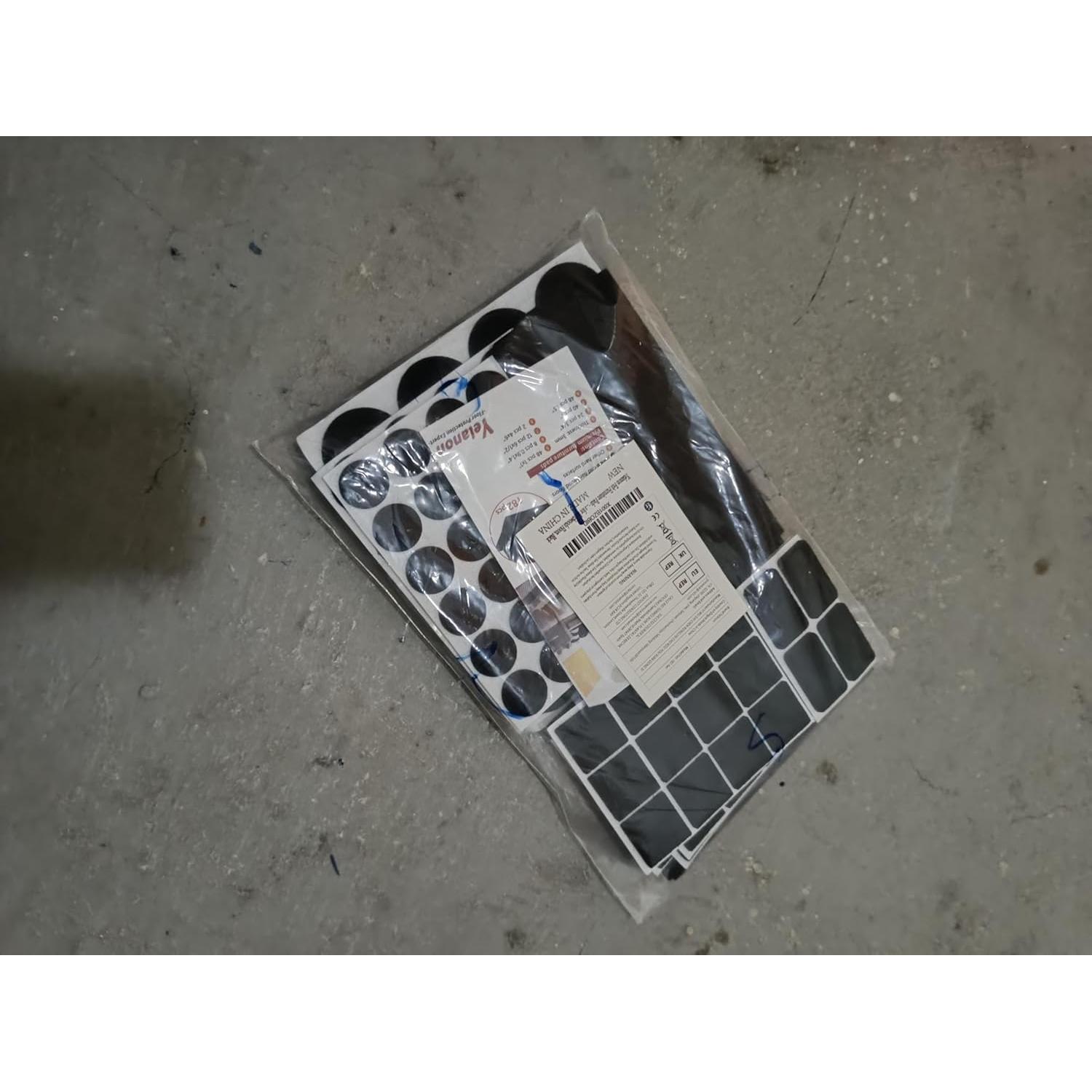 Almohadillas de Fieltro Yelanon 182 Piezas para Muebles Negros