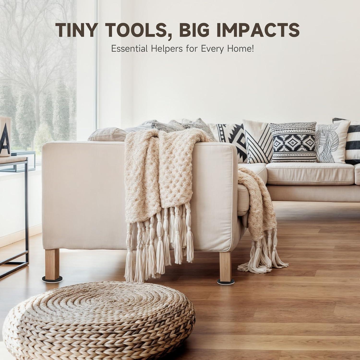 Deslizadores de Muebles CO-Z 16 Piezas Fieltro 8.89 cm