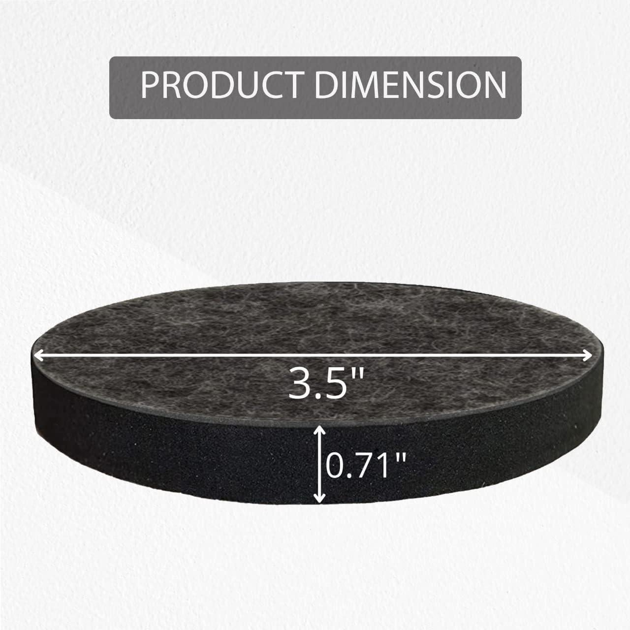 Deslizadores de Muebles de Fieltro Performore 16 Piezas 8.8 cm