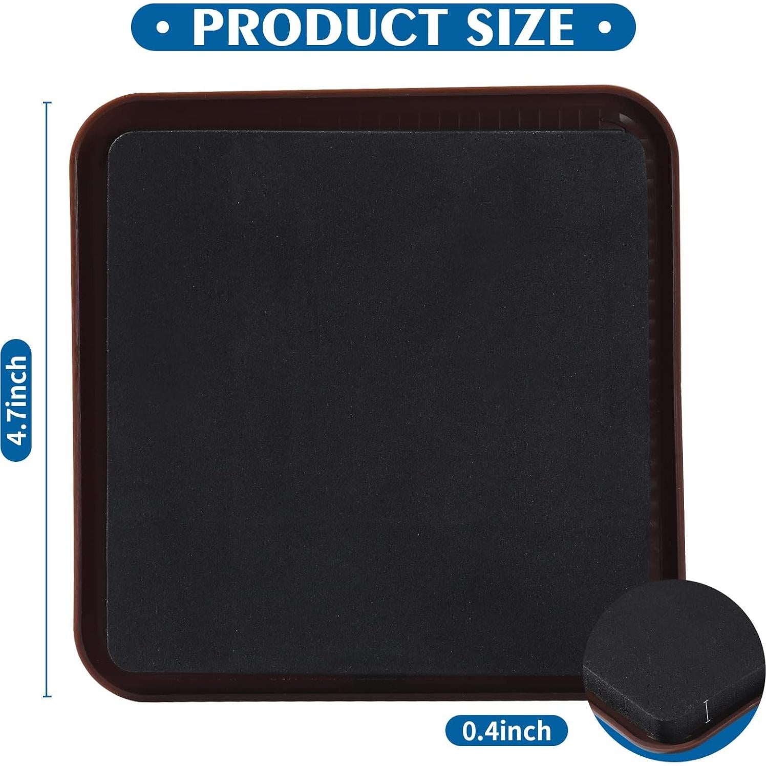 Deslizadores de Muebles Kayzn 8pcs 11.9 cm para Alfombra