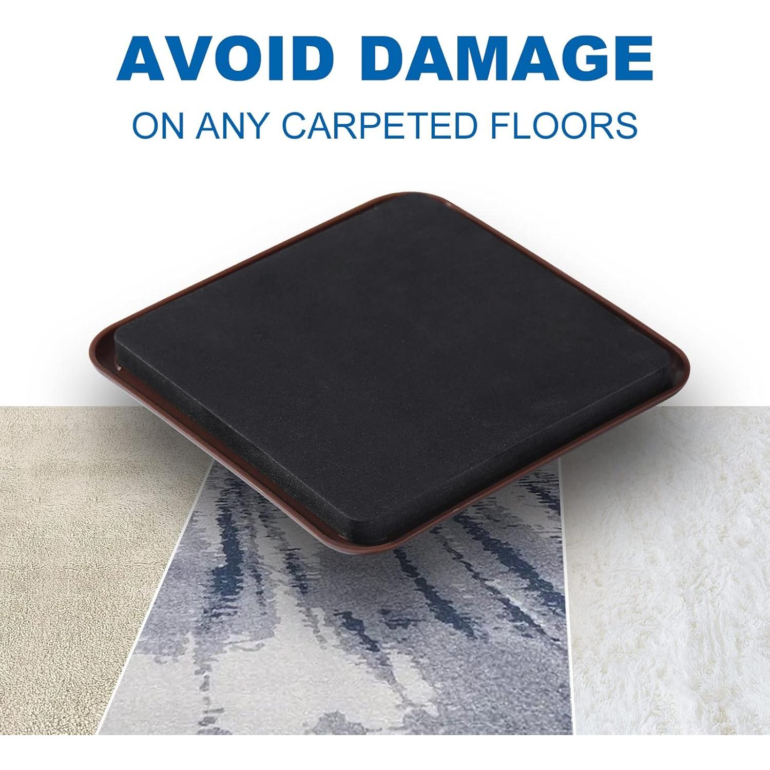 Deslizadores de Muebles Kayzn 8pcs 11.9 cm para Alfombra