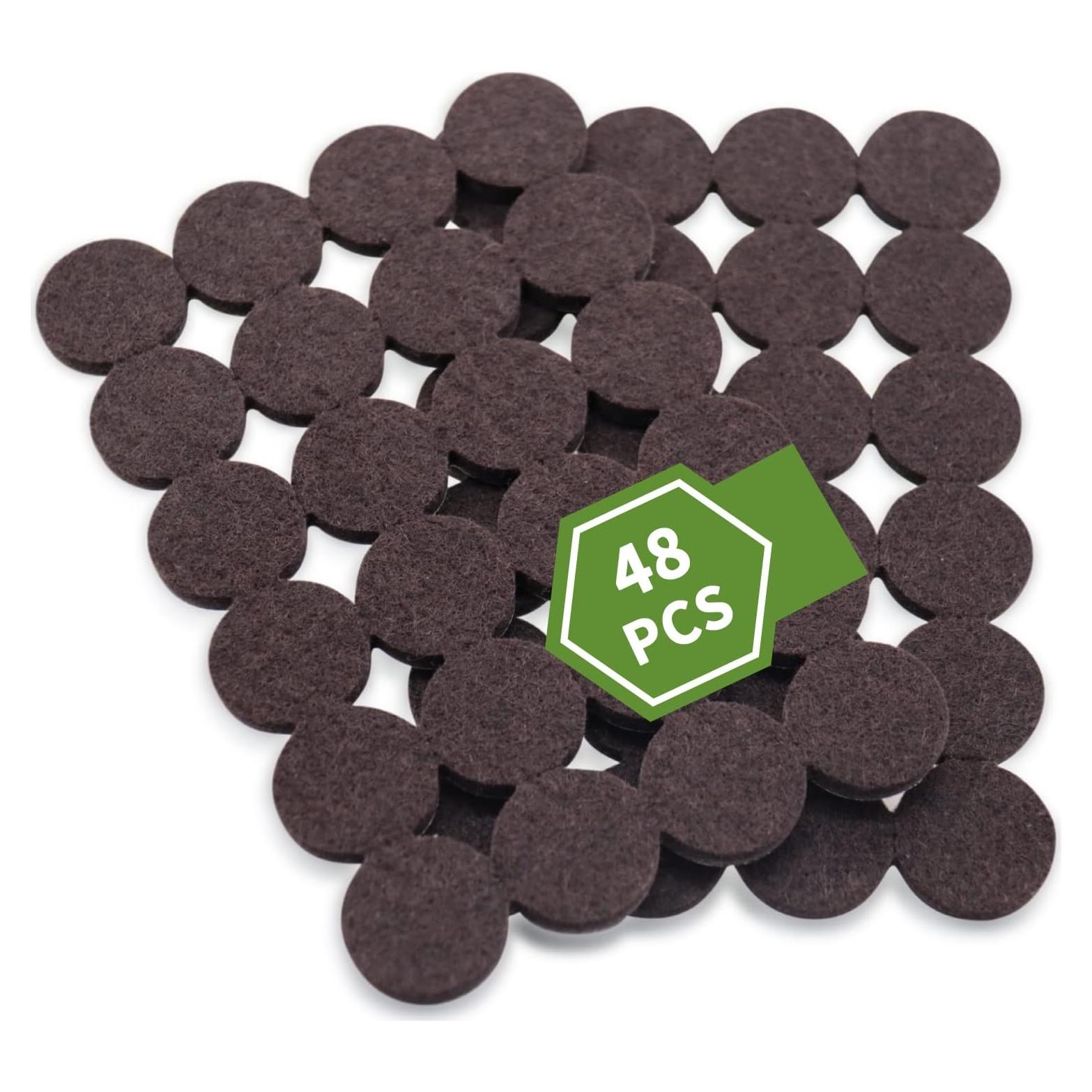 Almohadillas de Fieltro para Muebles Covercorner 48 PCS 2.54 cm