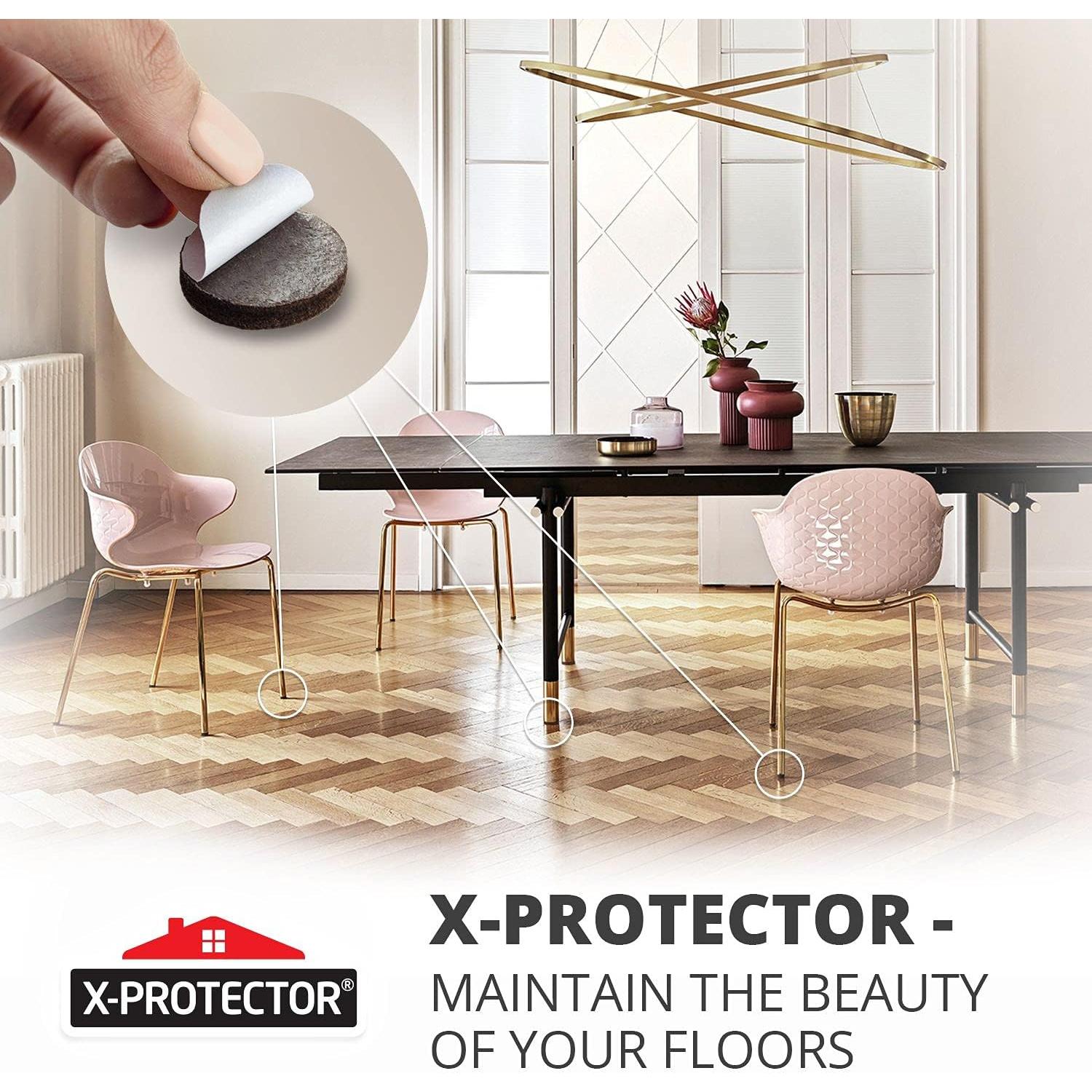 Almohadillas de Fieltro para Muebles X-PROTECTOR 357 Piezas