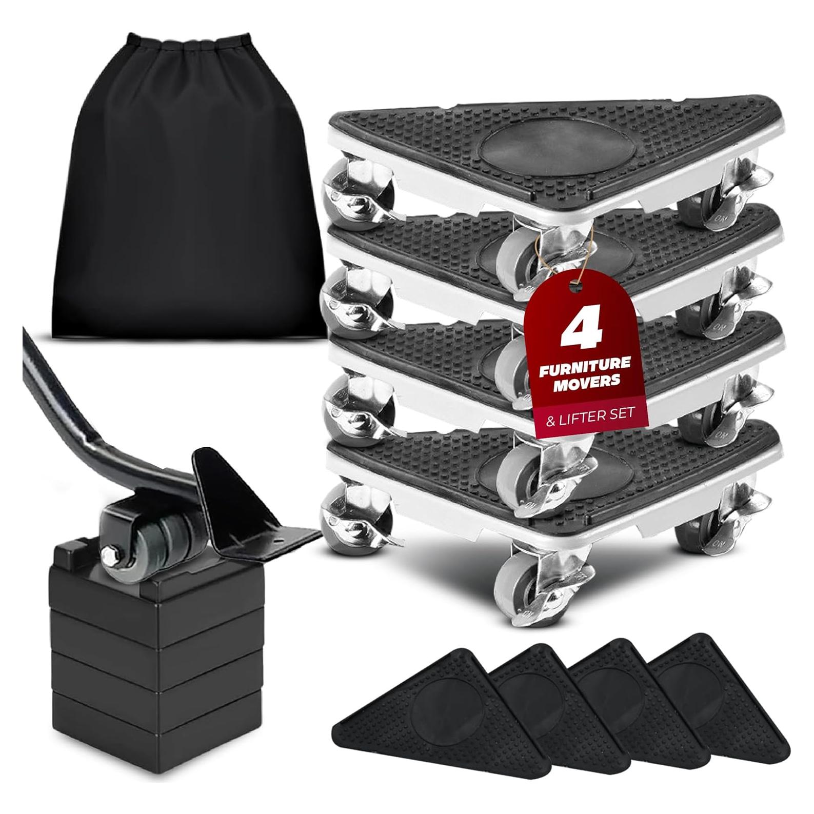 Juego de Mover Muebles Marlimoon - Rodillos 4 Ruedas, 1202 kg