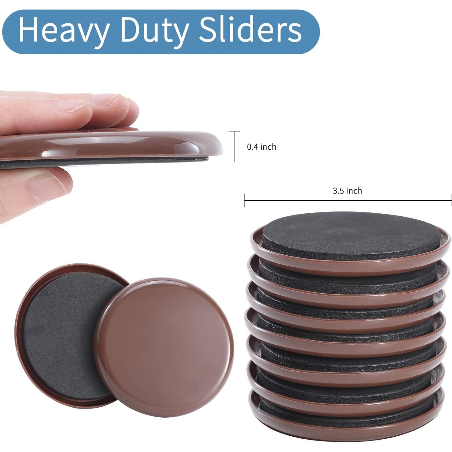 Deslizadores de Muebles Kayzn 16 PCS 8.89 cm para Alfombra