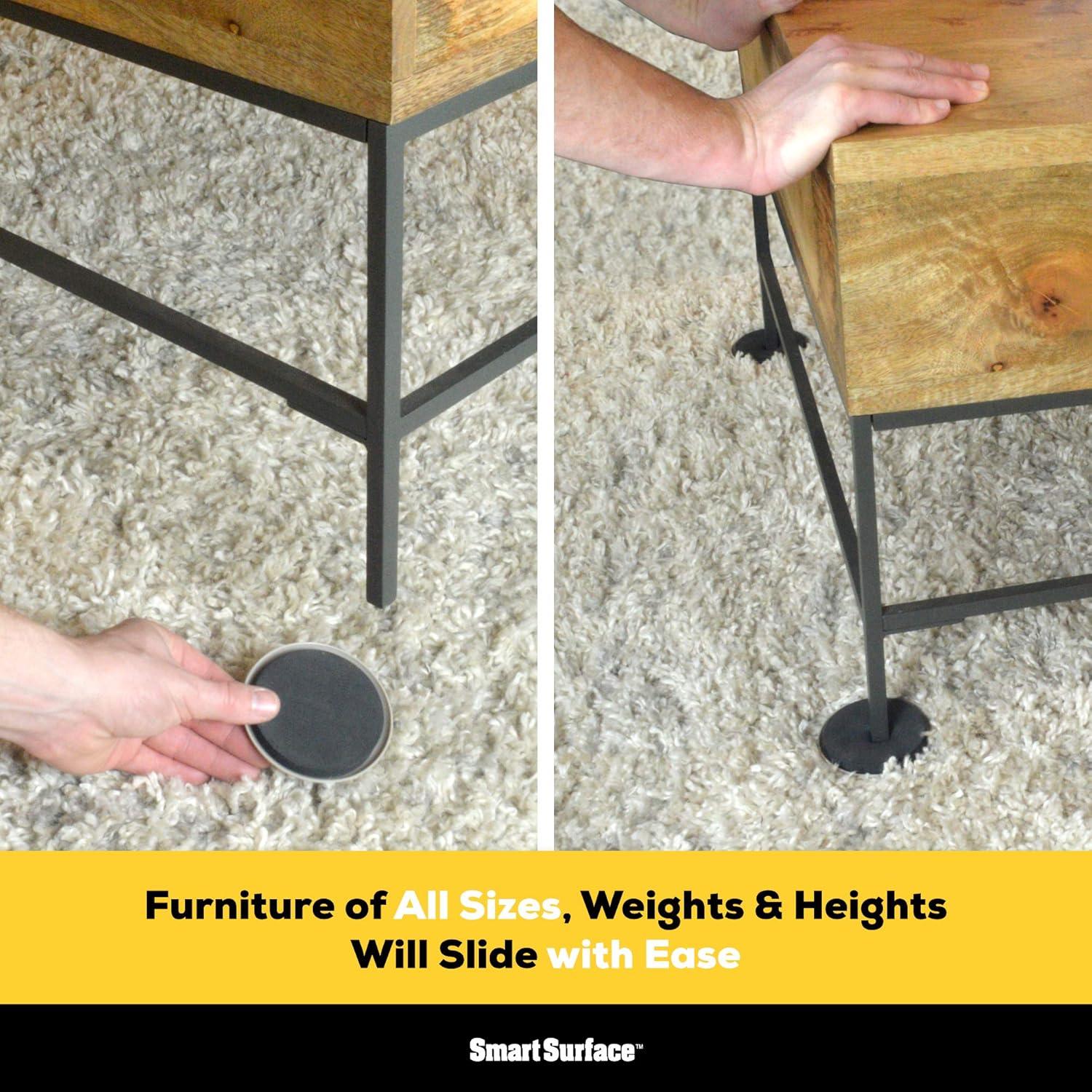 Deslizadores Redondos para Muebles Smart Surface - 16 Piezas 8.9 cm