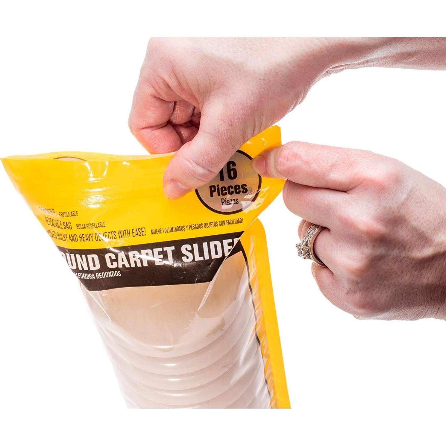 Deslizadores Redondos para Muebles Smart Surface - 16 Piezas 8.9 cm