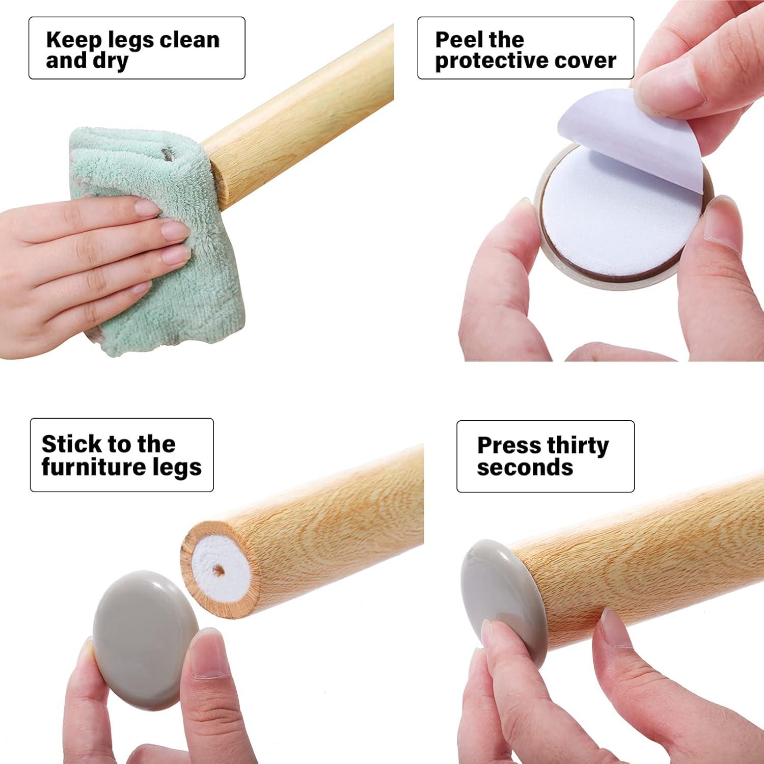 Deslizadores de Muebles Autoadhesivos Kayzn 16 Piezas 6.35 cm