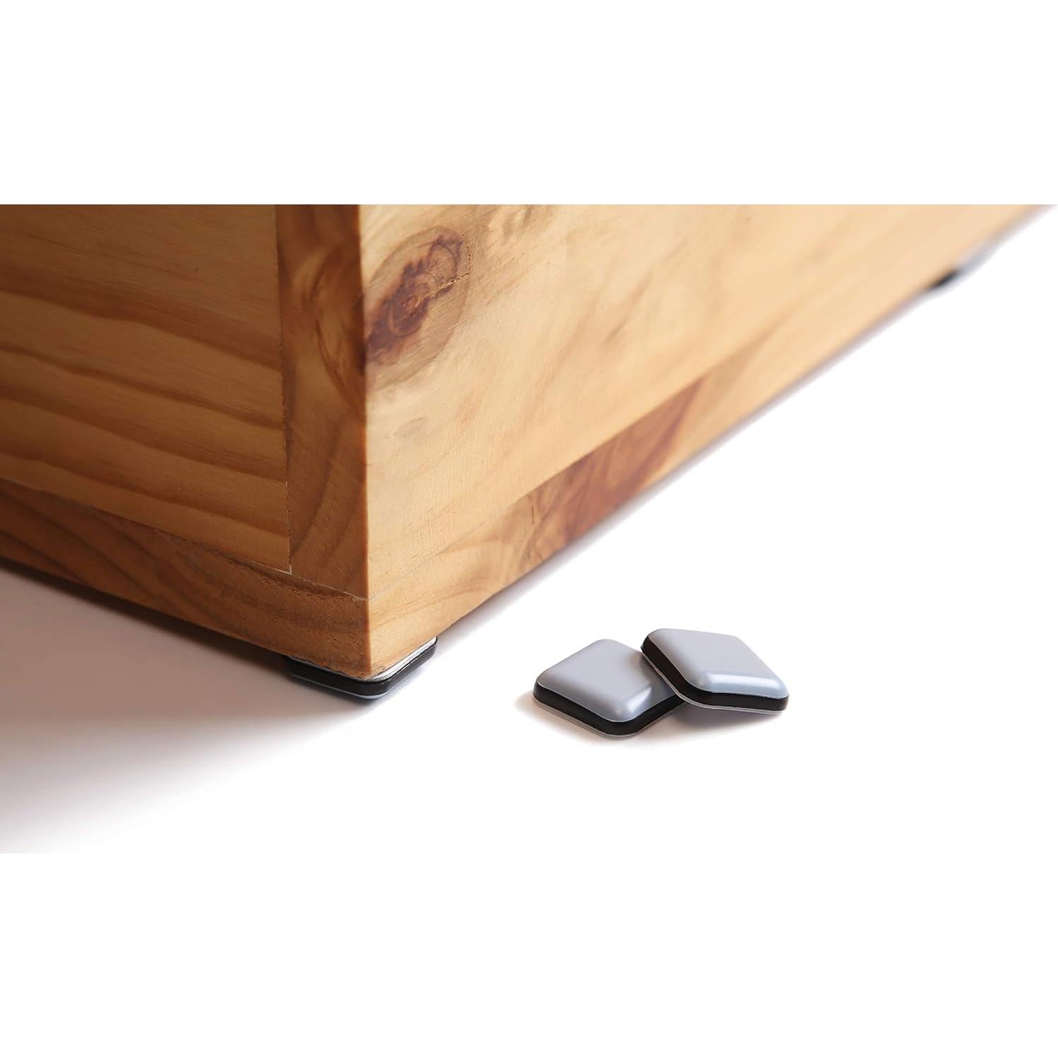 Deslizadores Adhesivos Cuadrados FURNIGEAR 20 Piezas PTFE